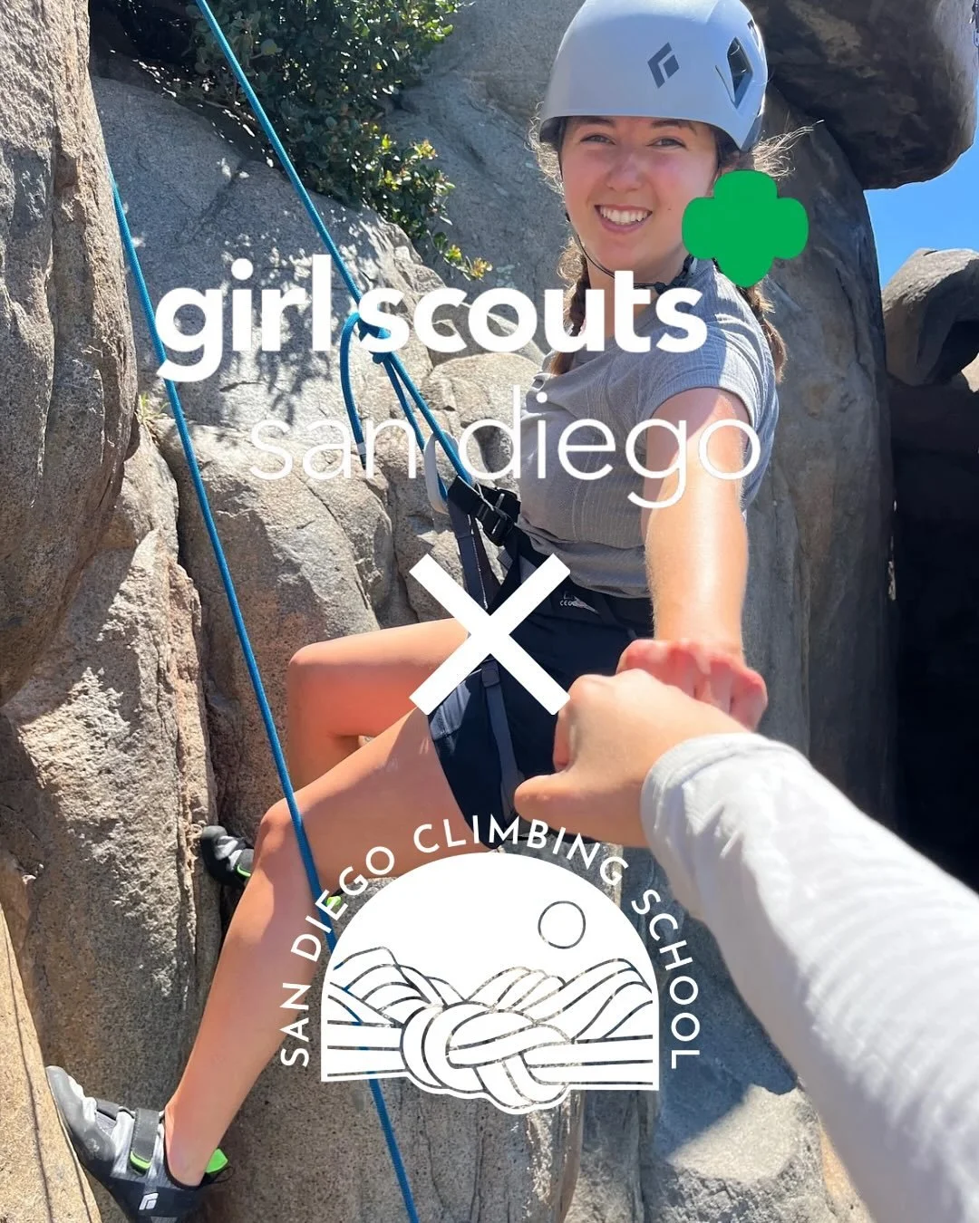Girl Scouts, let&rsquo;s climb! 🧗&zwj;♀️✨

🌿 Register your troop for a custom program OR 📅  Join our Girl Scouts Community Climbing Day on November 9th!

Level:&nbsp;Juniors,&nbsp;Cadettes,&nbsp;Seniors

What&rsquo;s included:
* Special Girl Scout