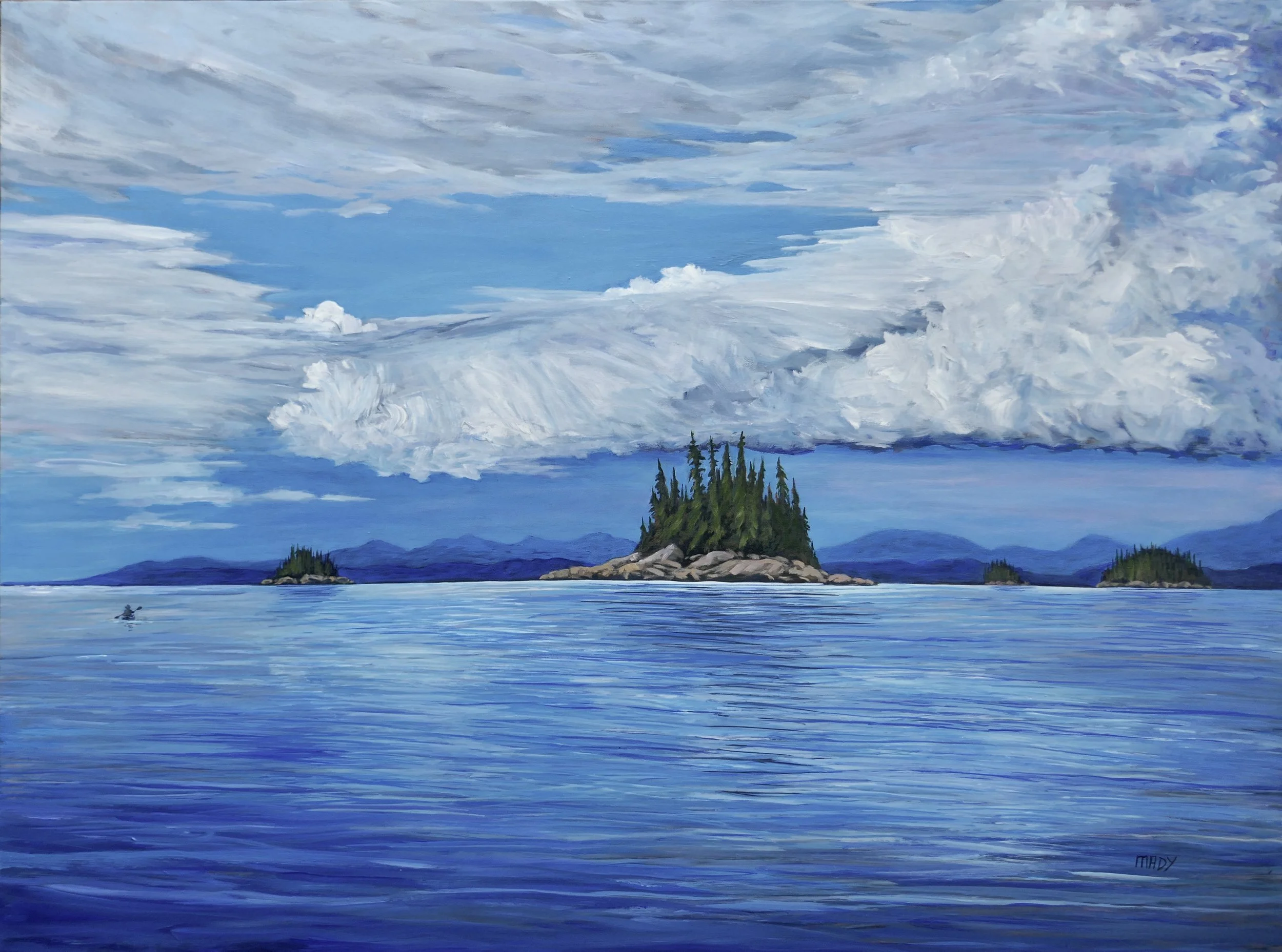 Immensely Immersed 36x48 