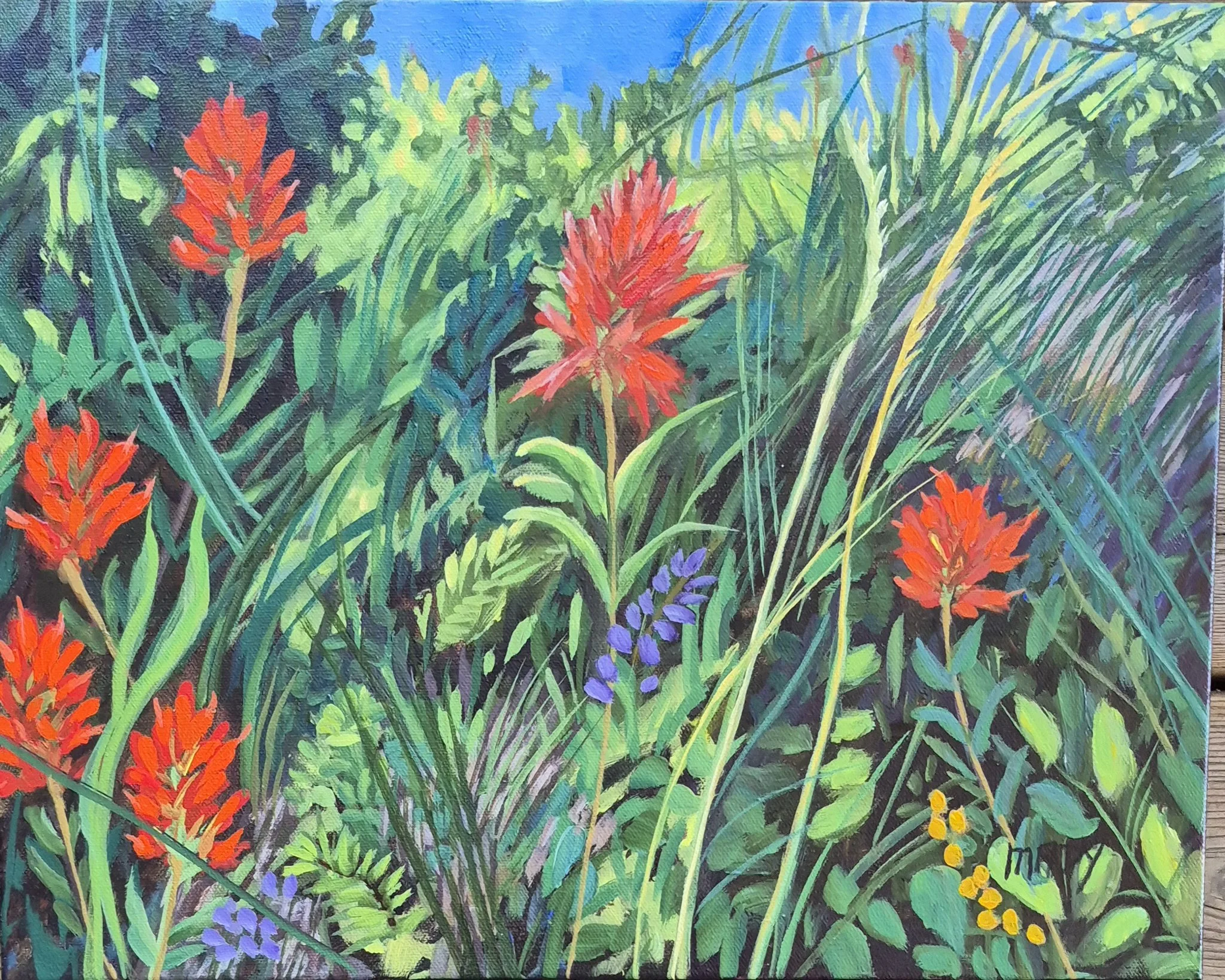 Under, In The Shade  14x18