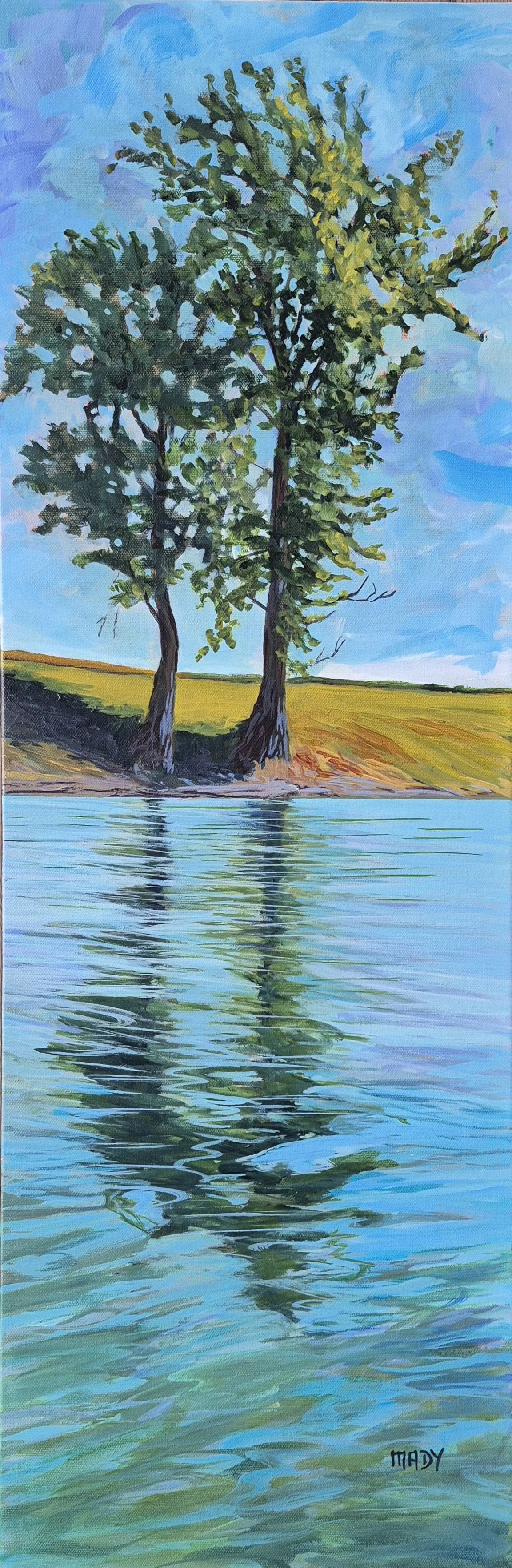 Floating By  12x36