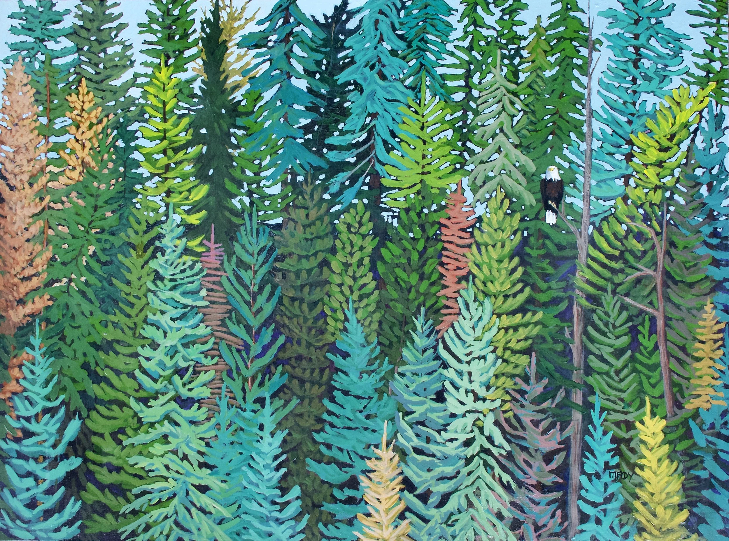 Amongst The Multitude 30x40  