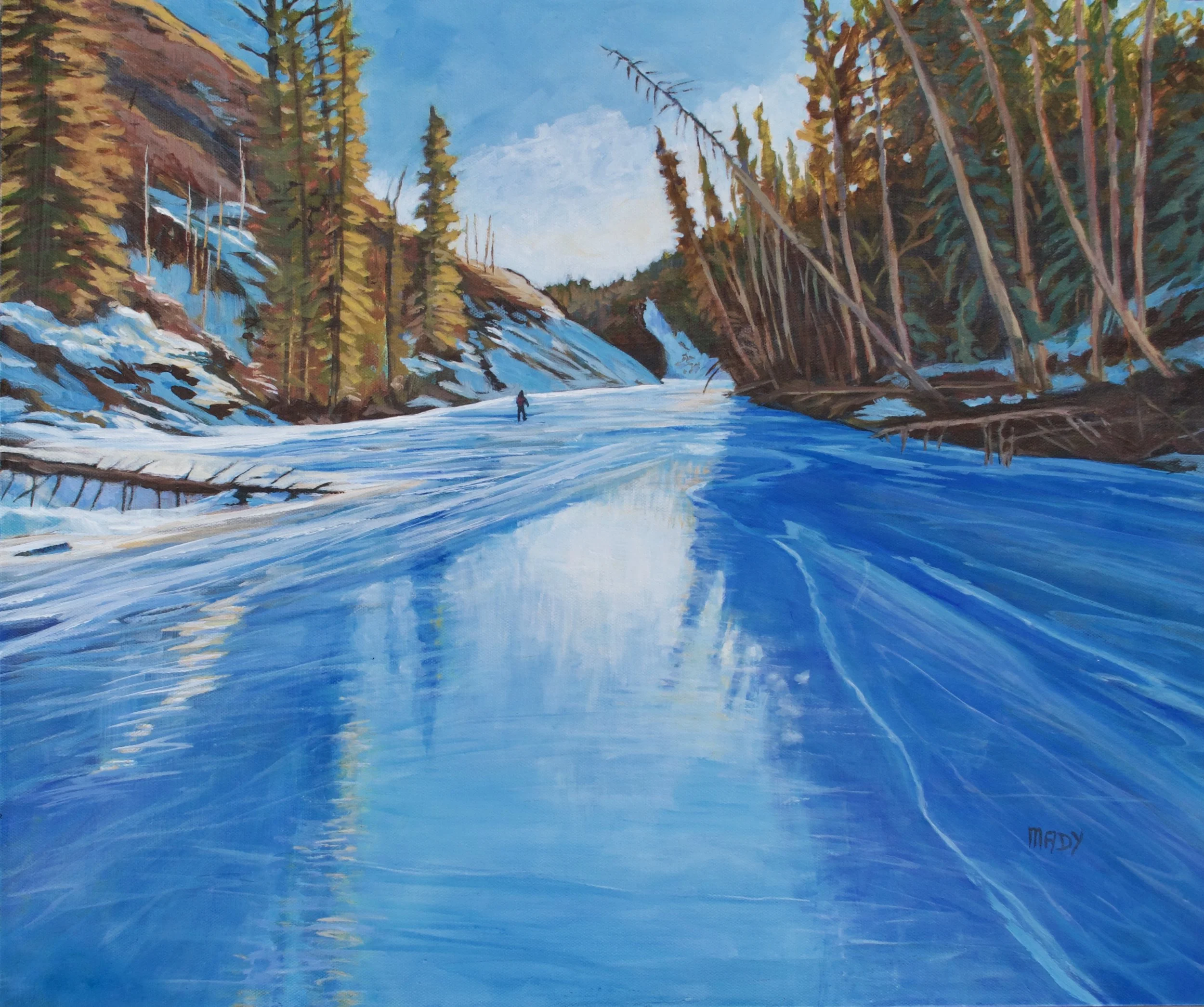 River Ice   20x24