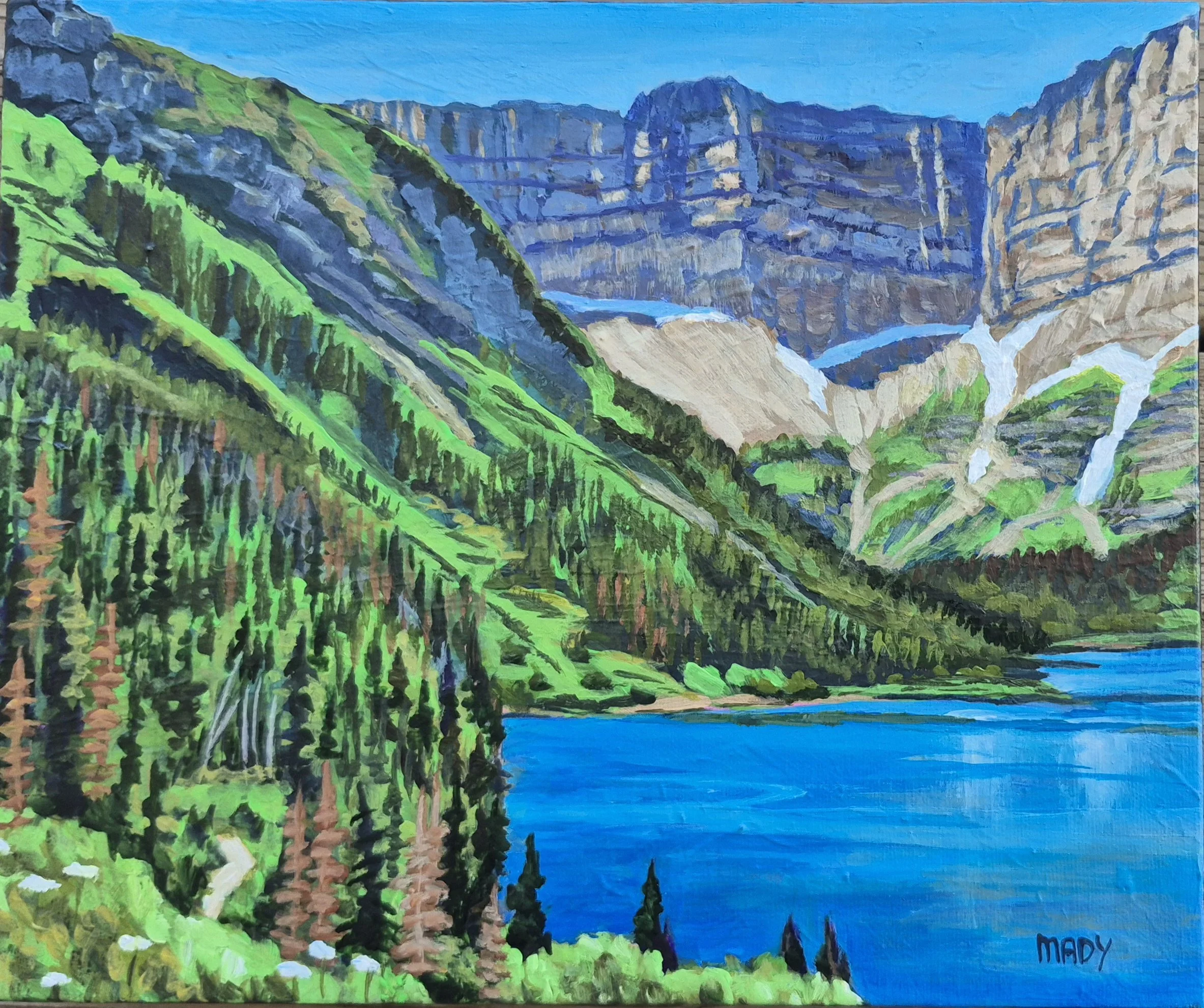 Just Another Lake Trail  10x12