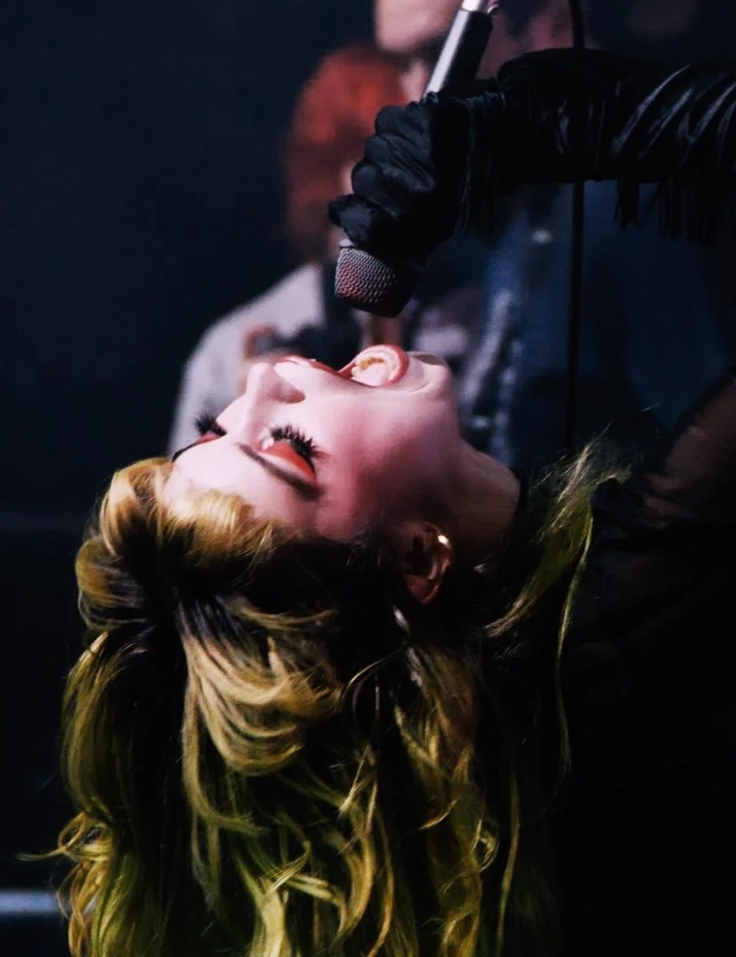 Kat from Scowl at Outbreak Fest 2022