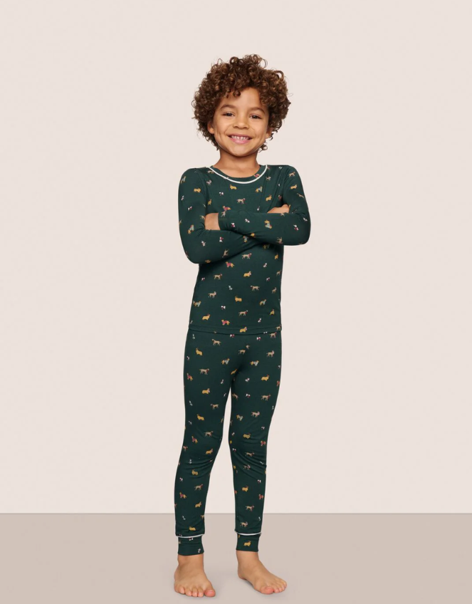 Kids Printed TENCEL™ Modal Unisex Long PJ Set.png