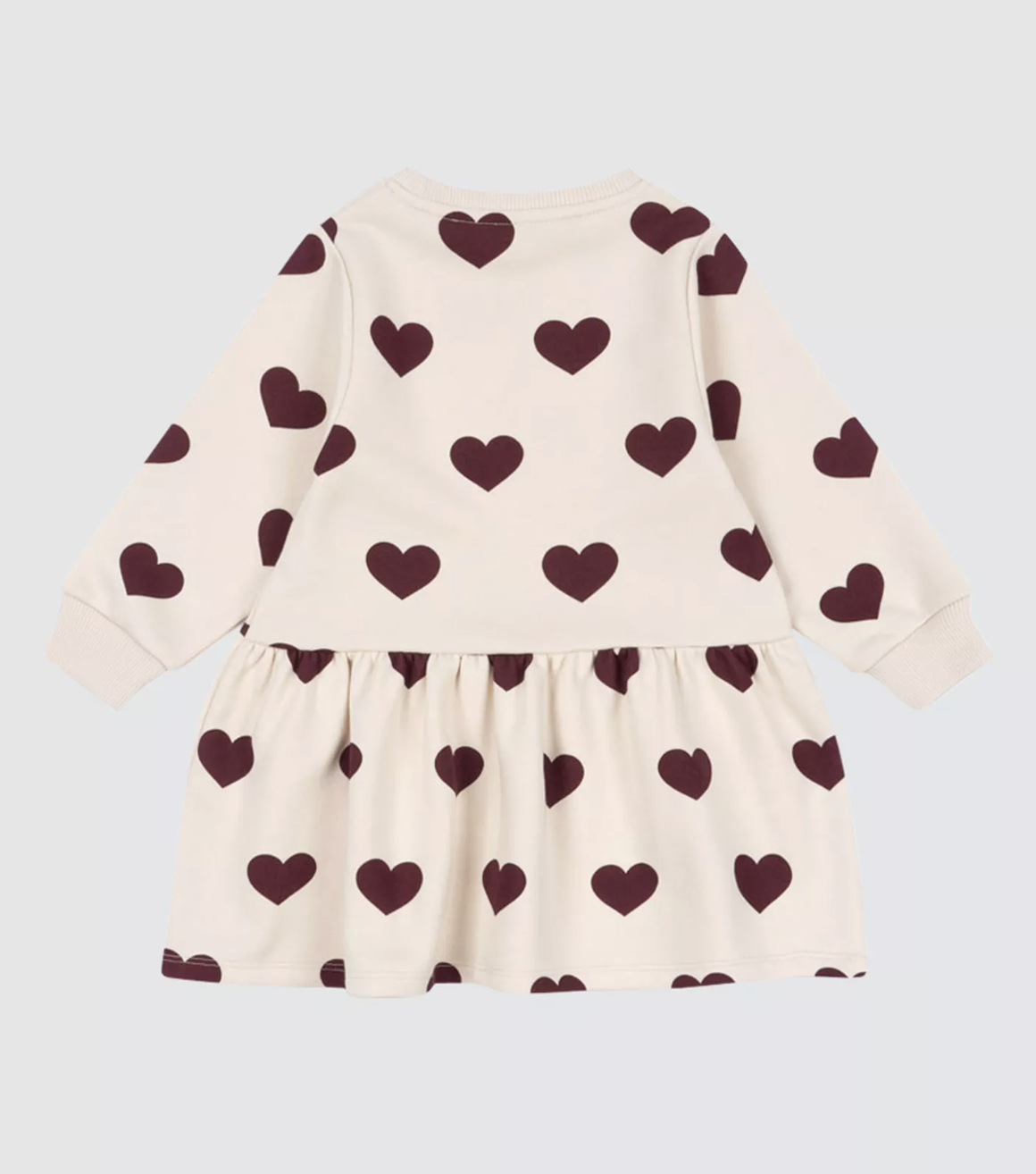 John Lewis Lou Bow Sweatshirt Dress (Off White)