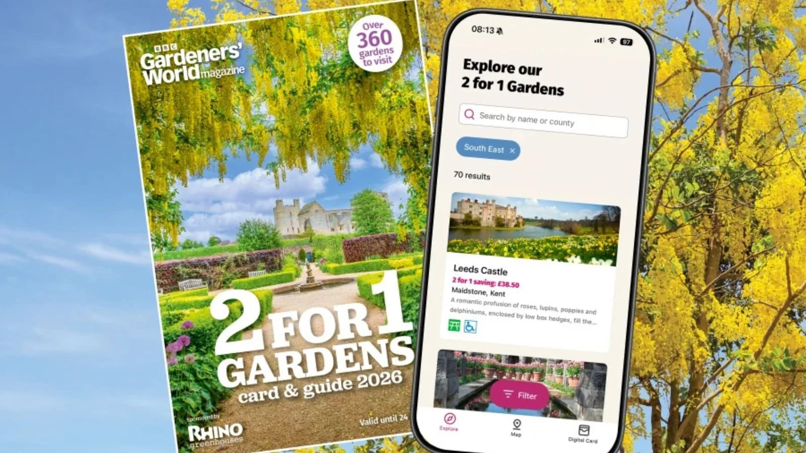 Half-price family days out: The card unlocking over 360 of the UK's most beautiful gardens