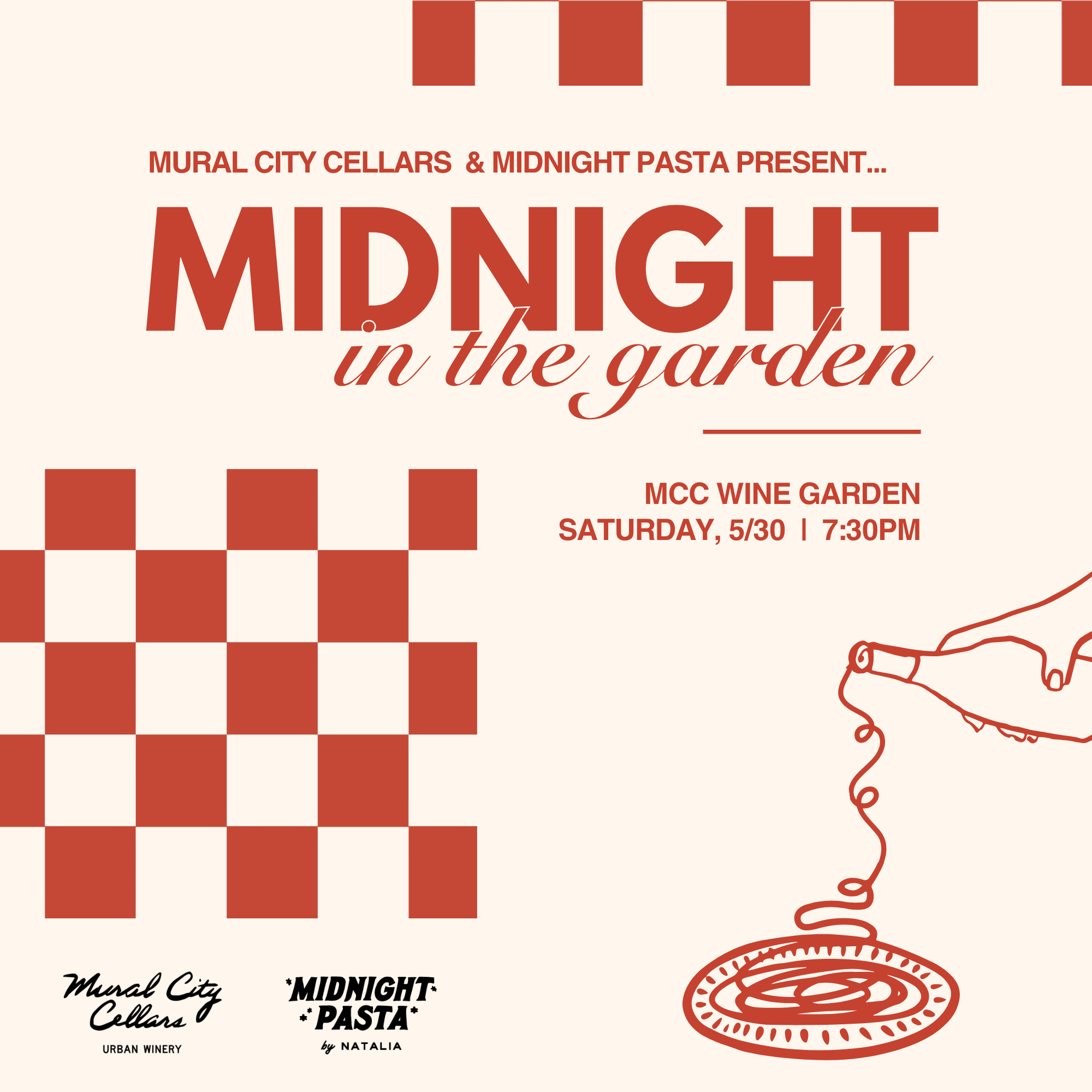 Midnight in the Garden: Mural City Cellars x Midnight Pasta - SOLD OUT