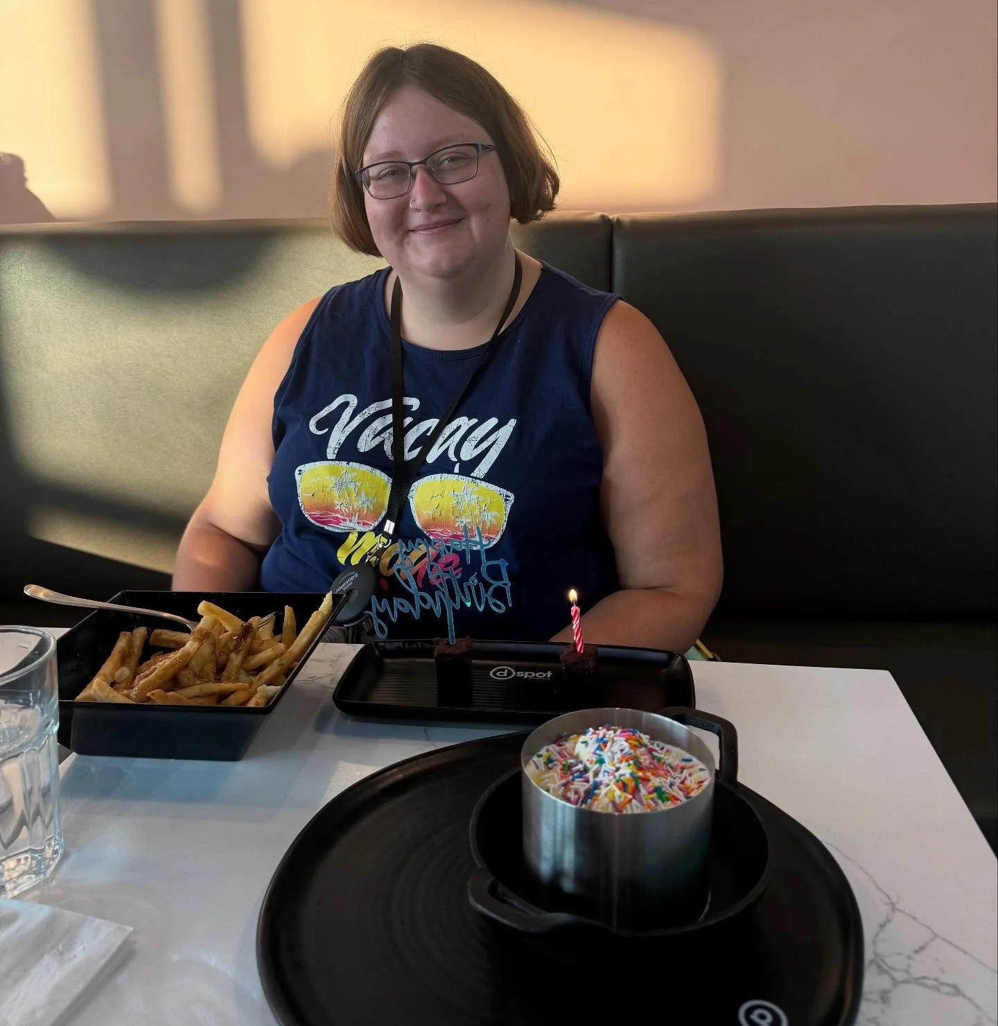 I have some of the most amazing clients 🥰 I want to say a huge Thank you to one of my  Clients for the Surprise Birthday Dinner 💕 #25thbirthday #ilovemyclients❤️ #myclientsarethebest❤️ #surprisebirthdaydinner❤️ #iamsograteful #durhamregiondogtraine