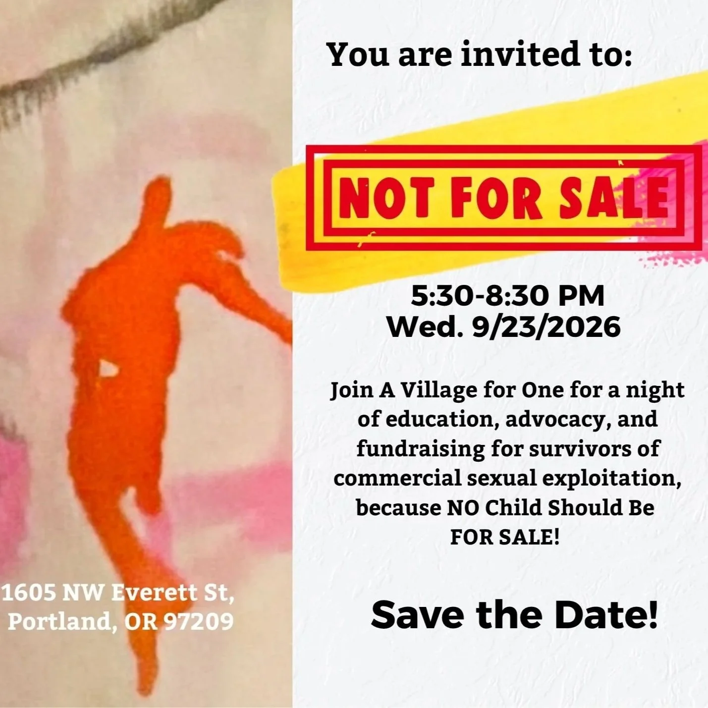 Not For Sale: AV41 Annual Fundraiser