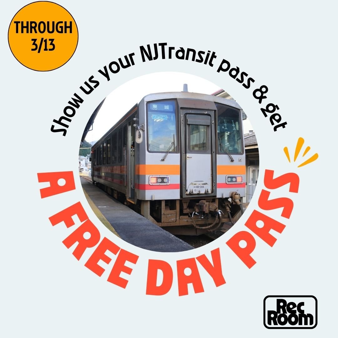 NJ Transit Commuter Promo: Free Coworking Day Pass at RecRoom 