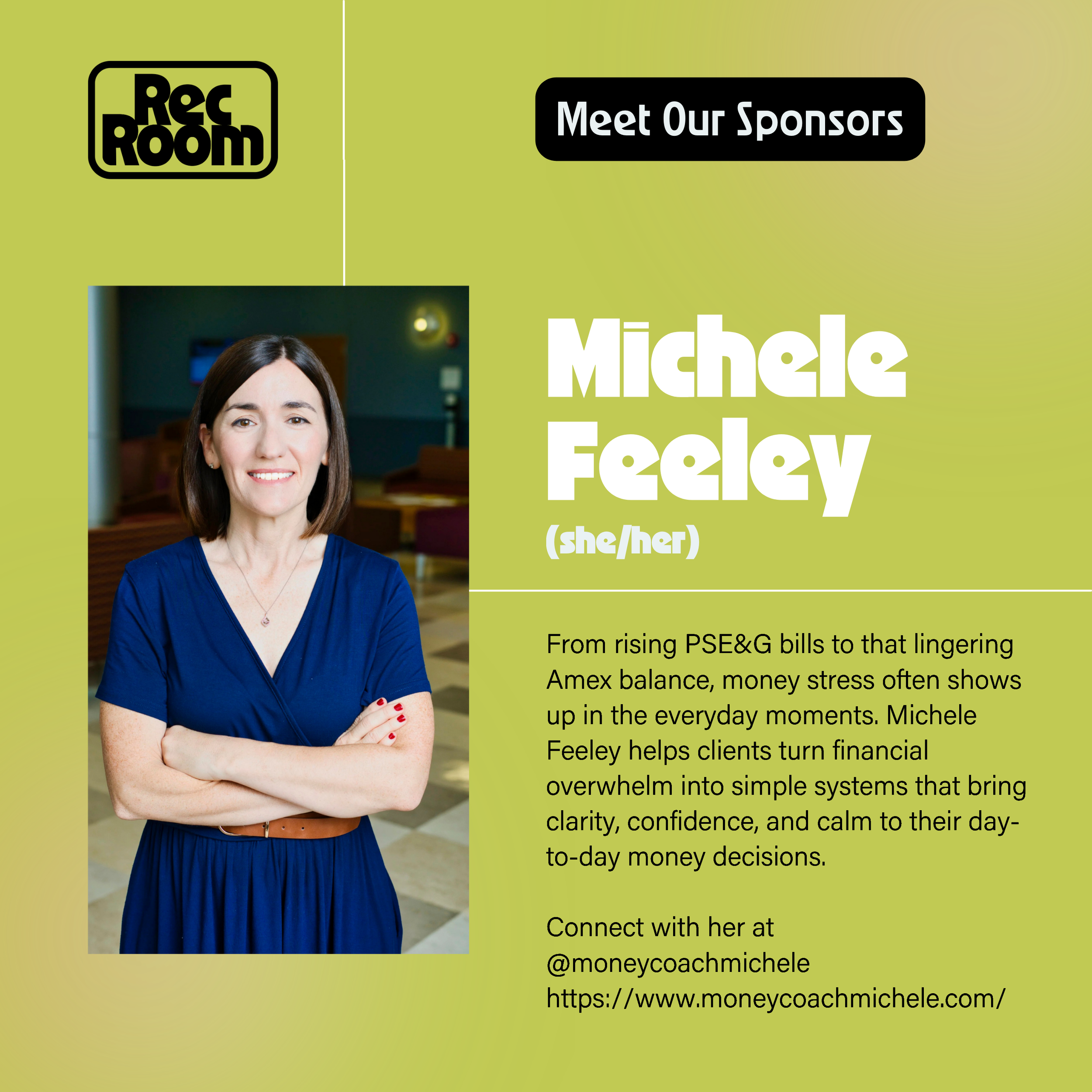 Sponsor Spotlight: Michele Feeley, Money Coach