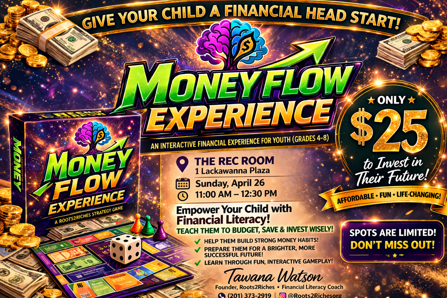 Money Flow Experience by Roots2Riches