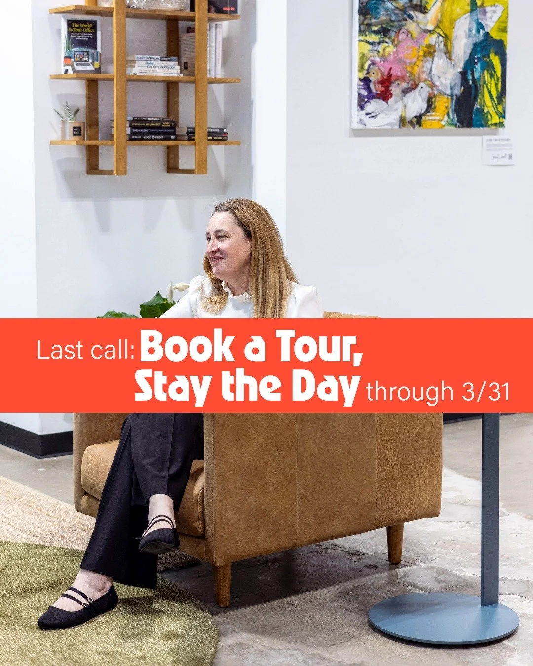 🚨 Last call to Book a Tour + Stay the Day!

Through 3/31, you can not only come check out RecRoom, but you can actually experience it. So YES, let us show you around &amp; answer your question, but then settle in, get to work, and see what a full da