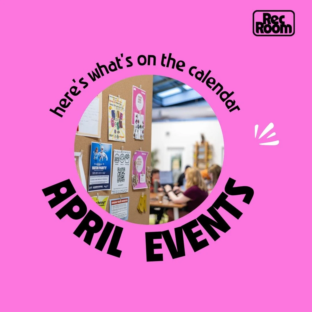 With March coming to a close, here for the events you could look forward to in April 🌷

From 2-for-1 TWOsdays to salon-style conversations that feed the soul just right - there's always an opportunity to connect with your community at RecRoom.

Chec