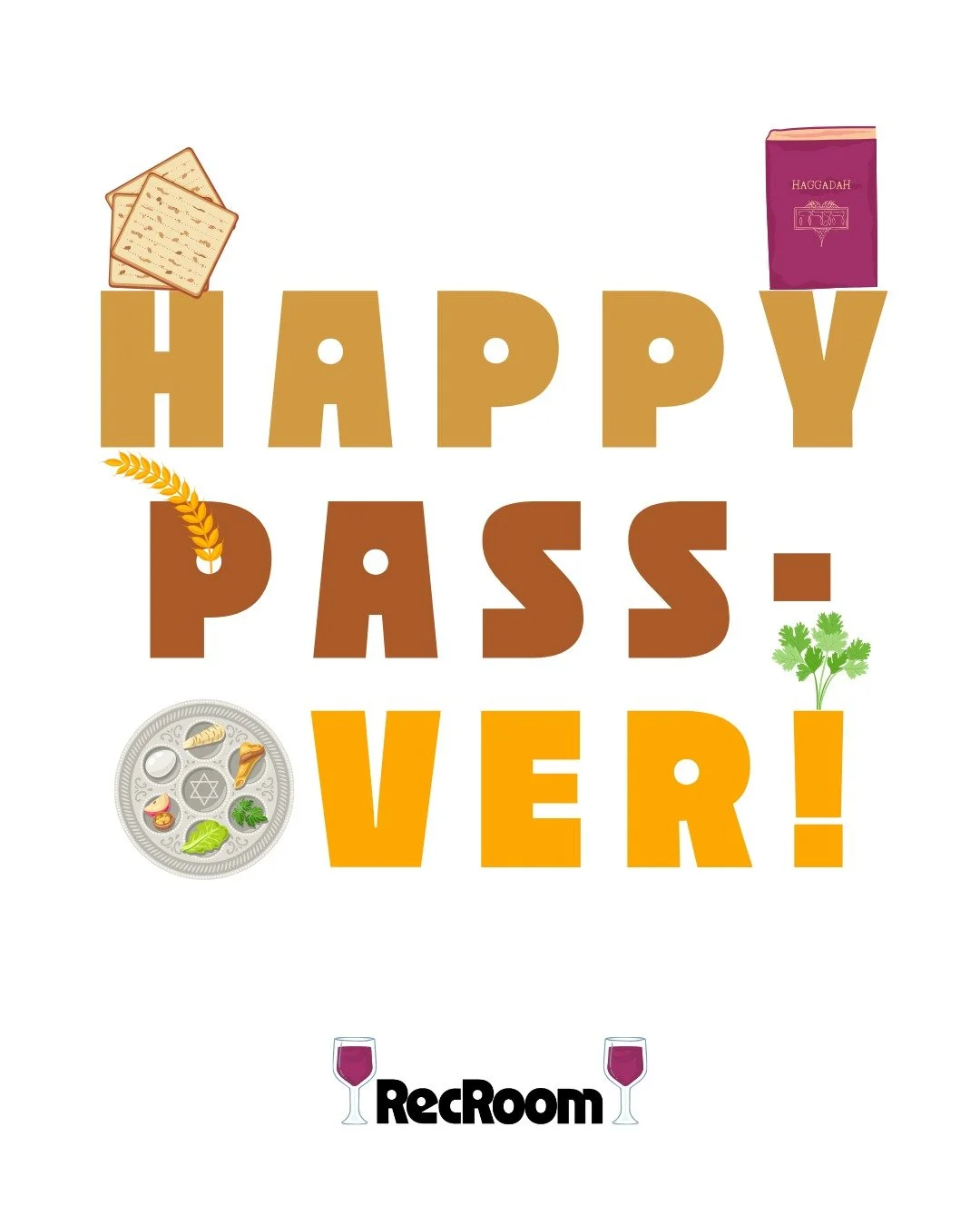 🌿✨ Chag Sameach from Rec Room! ✨🌿

As Passover begins, we&rsquo;re reflecting on the power of freedom, resilience, and storytelling. Whether you&rsquo;re gathering around the Seder table, asking the Four Questions, or just savoring some matzah and 