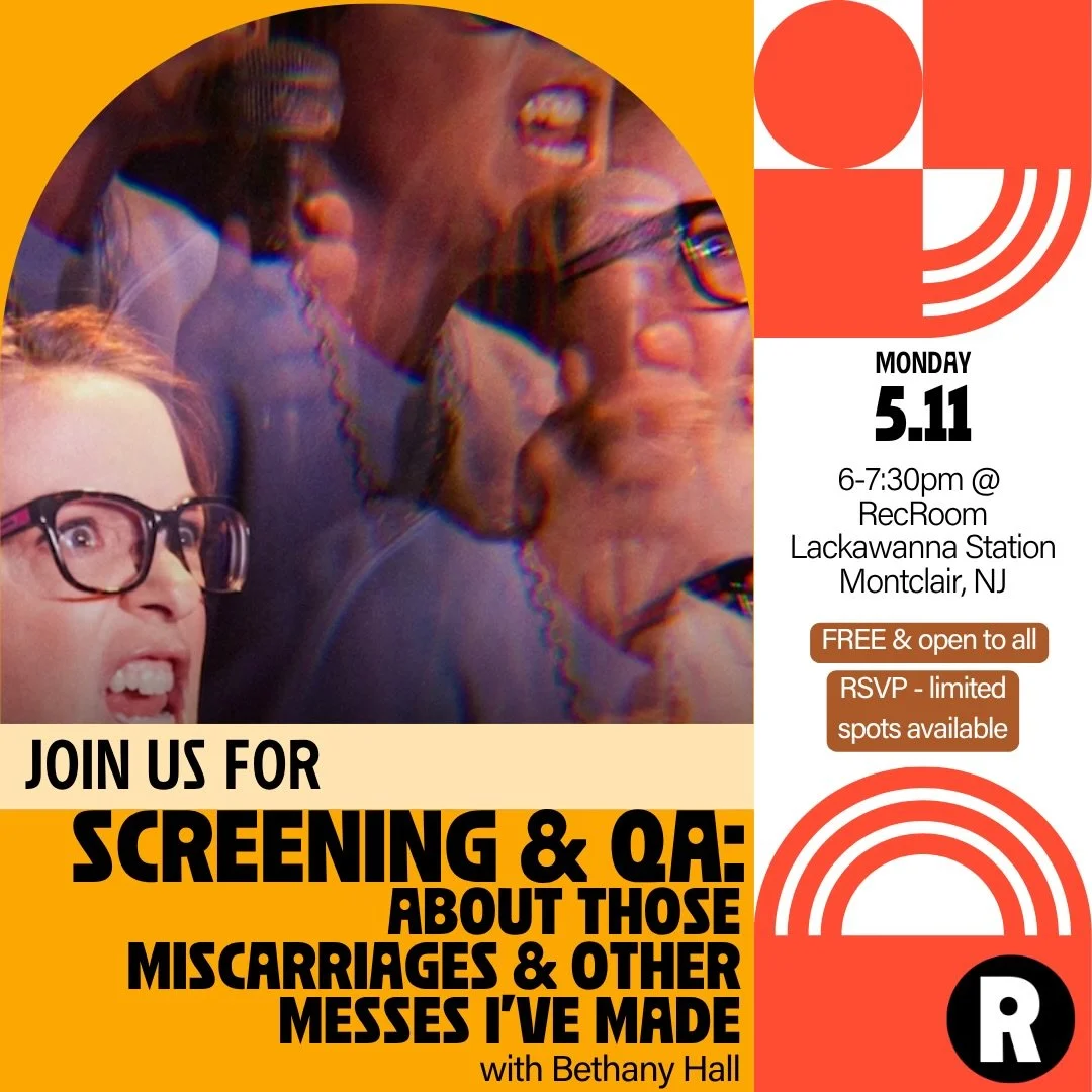 TOMORROW RecRoom screens Bethany Hall&rsquo;s one-uterus recorded comedy special, About Those Miscarriages and Other Messes I&rsquo;ve Made! A hilariously savage glimpse into the realities of motherhood and miscarriages. 

Come for the laughs, stay f