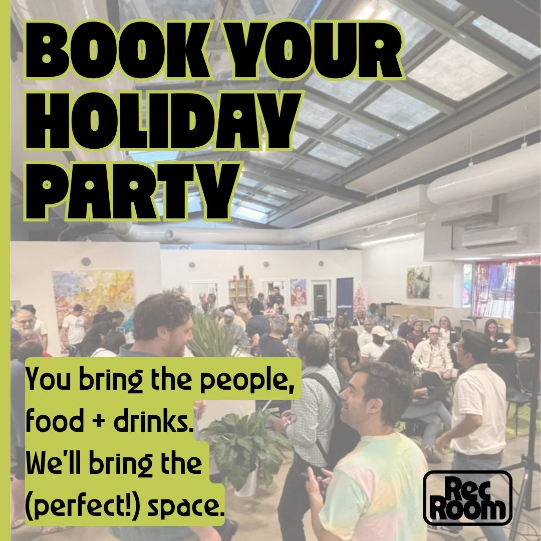 🎄🕎 Your holiday party does not need to involve a sad prix fixe menu and 90 minutes of forced small talk. 😂

At RecRoom, you can bring in your favorite food, pour the drinks you actually like, move the tables, crank up the music, add a dance floor,