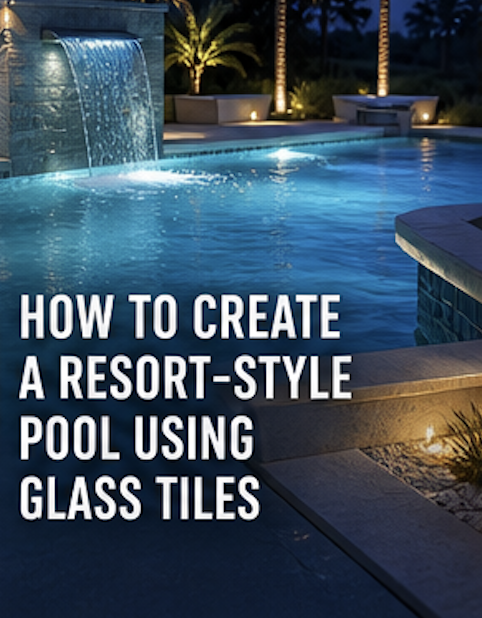 How to Create a Resort-Style Pool Using Glass Tiles