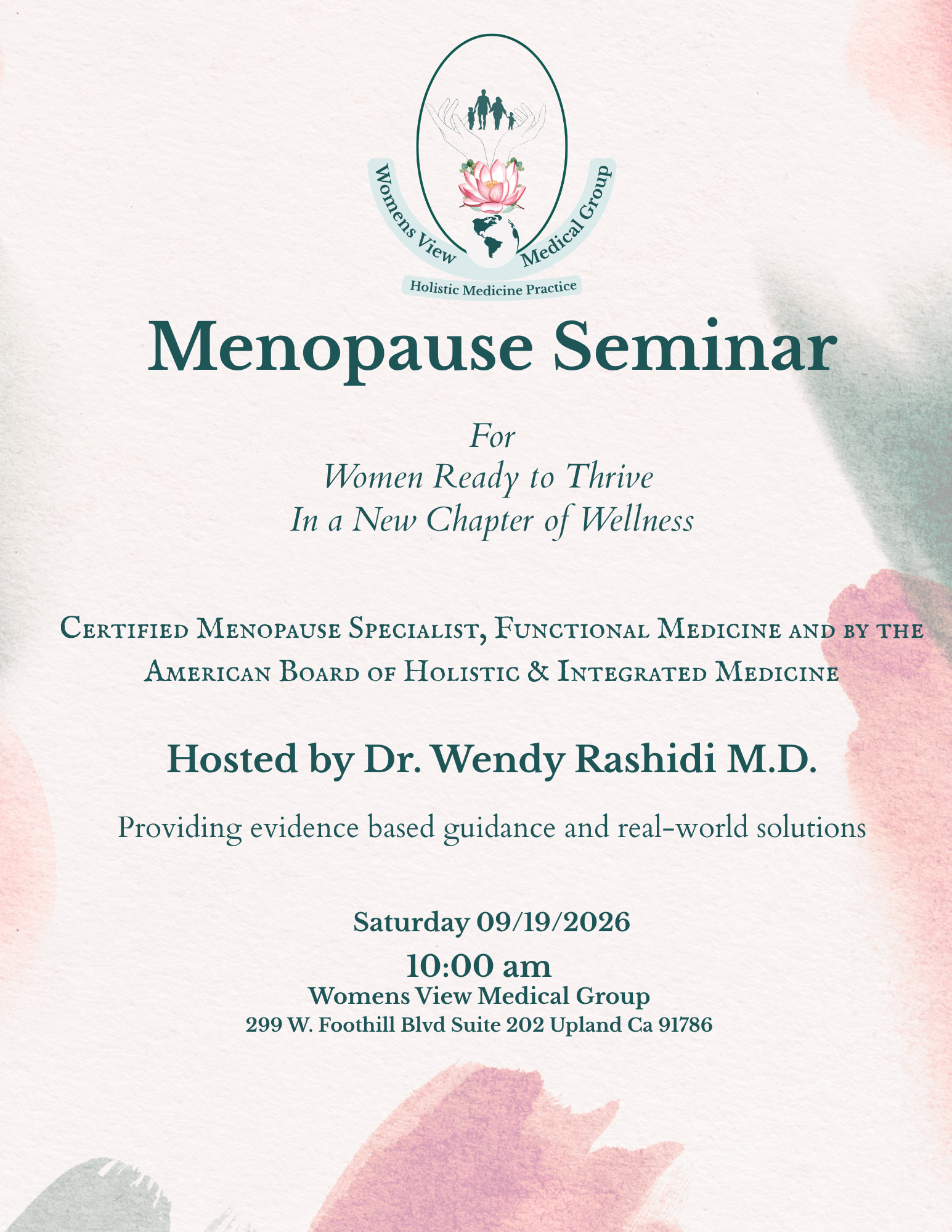 Menopause Seminar