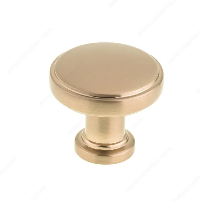 Modern Round Cabinet Knob — 8726 Crestmont