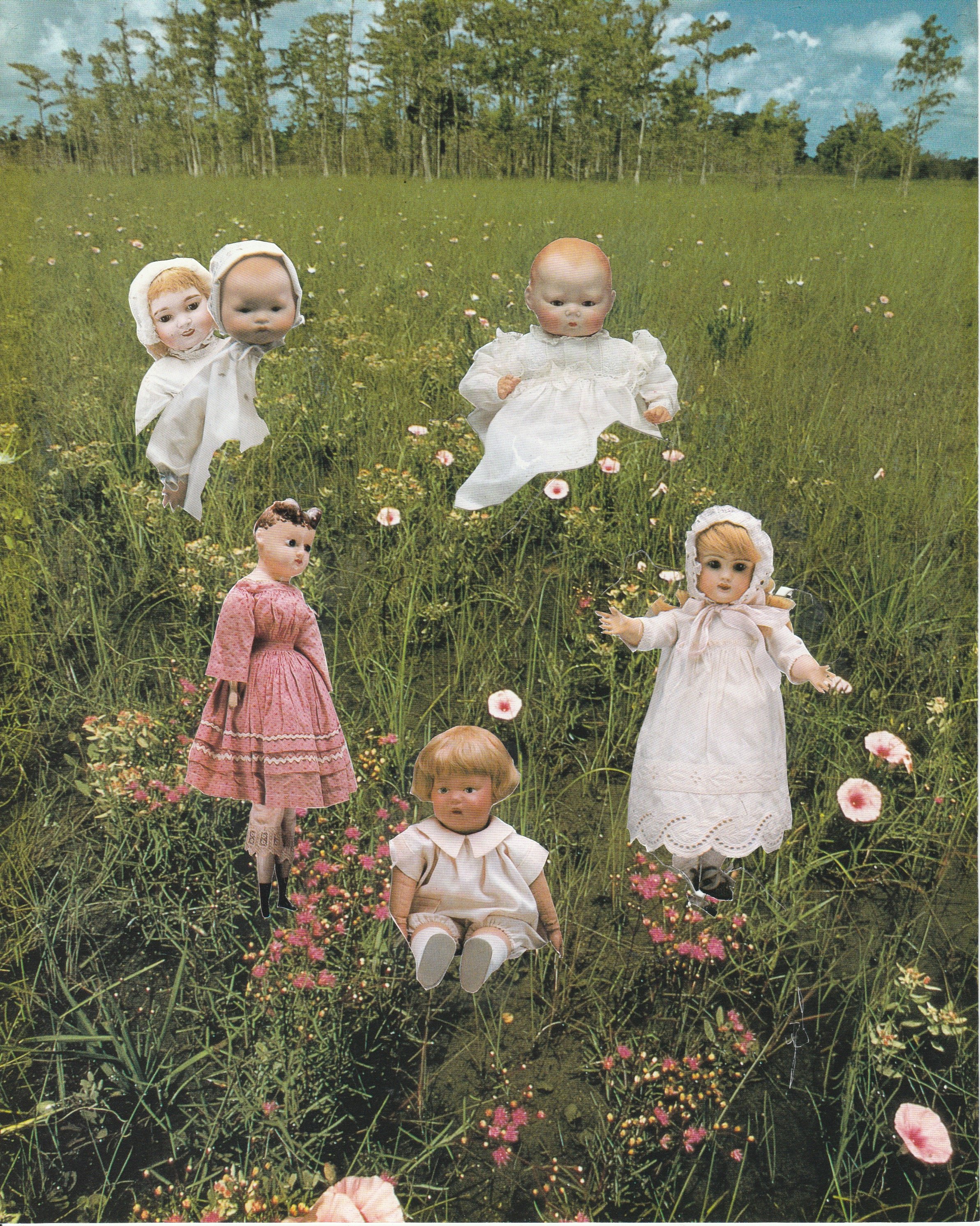 Dolls In a Field 2024 8.5"x11"