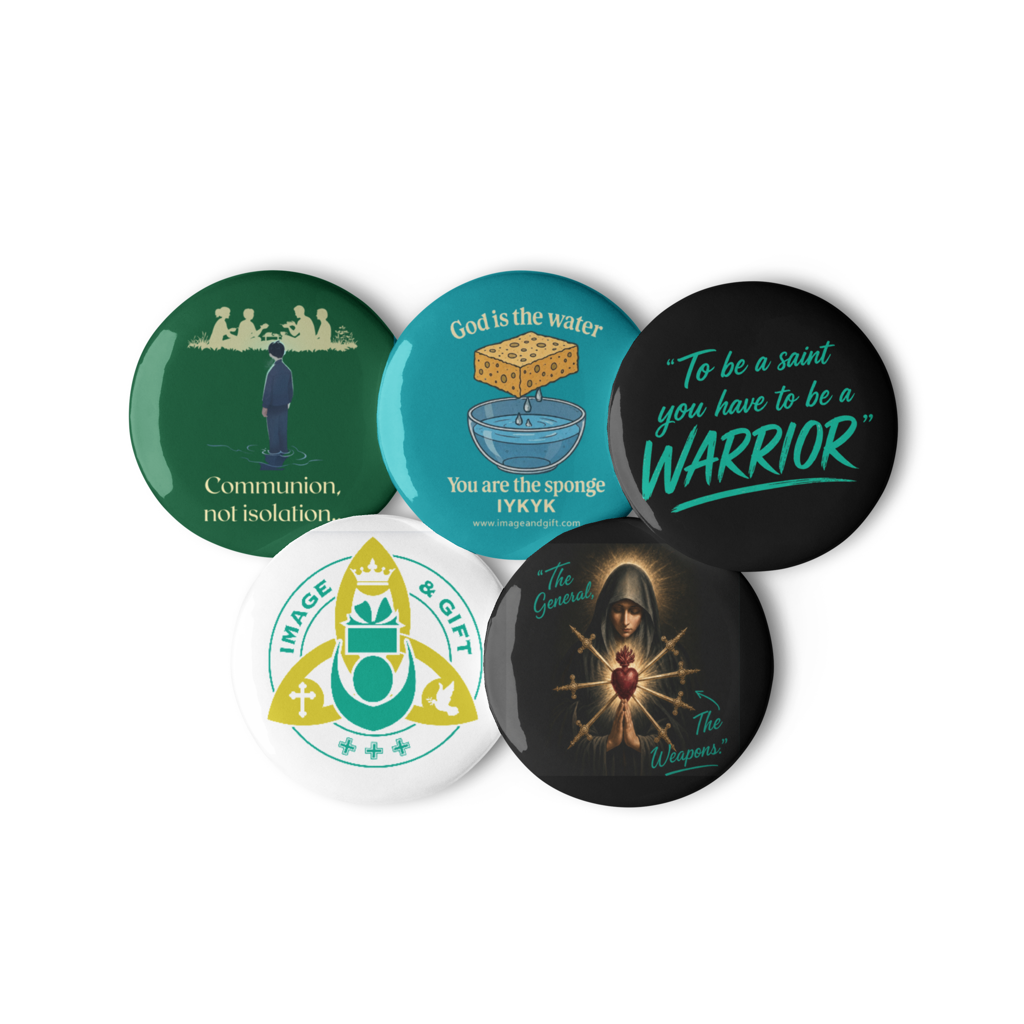Image & Gift Pin Collection — Set of 5