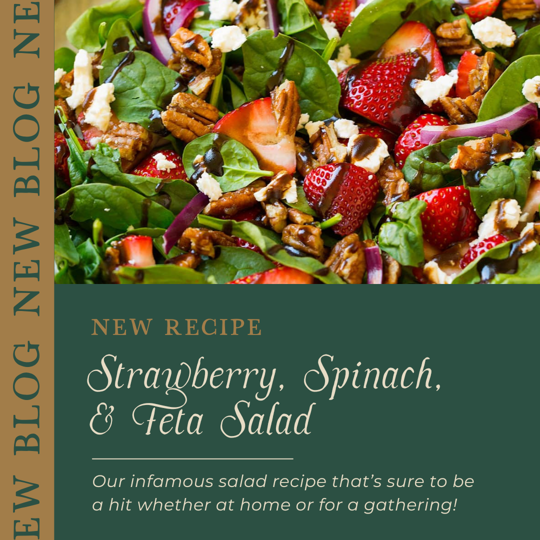 Strawberry, Spinach, & Feta Salad