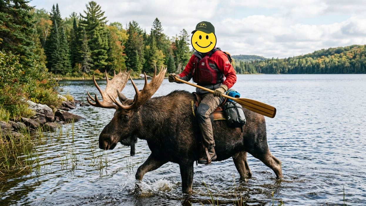 Up A Creek Without A Moose!