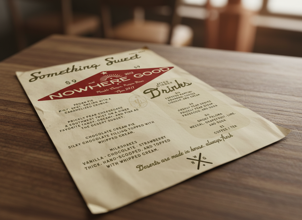 Firefly_Gemini Flash_“Printed diner menu on off-white paper, slight ink bleed, soft creases, corners worn  264425.png