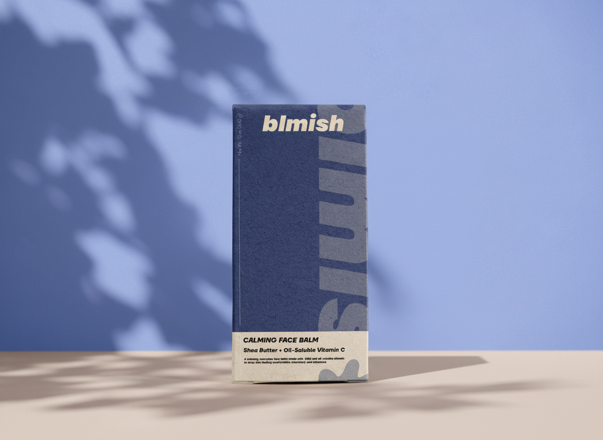 Firefly_A front-facing skincare product box for a modern, minimalist brand called Blmish, sta 411424.png