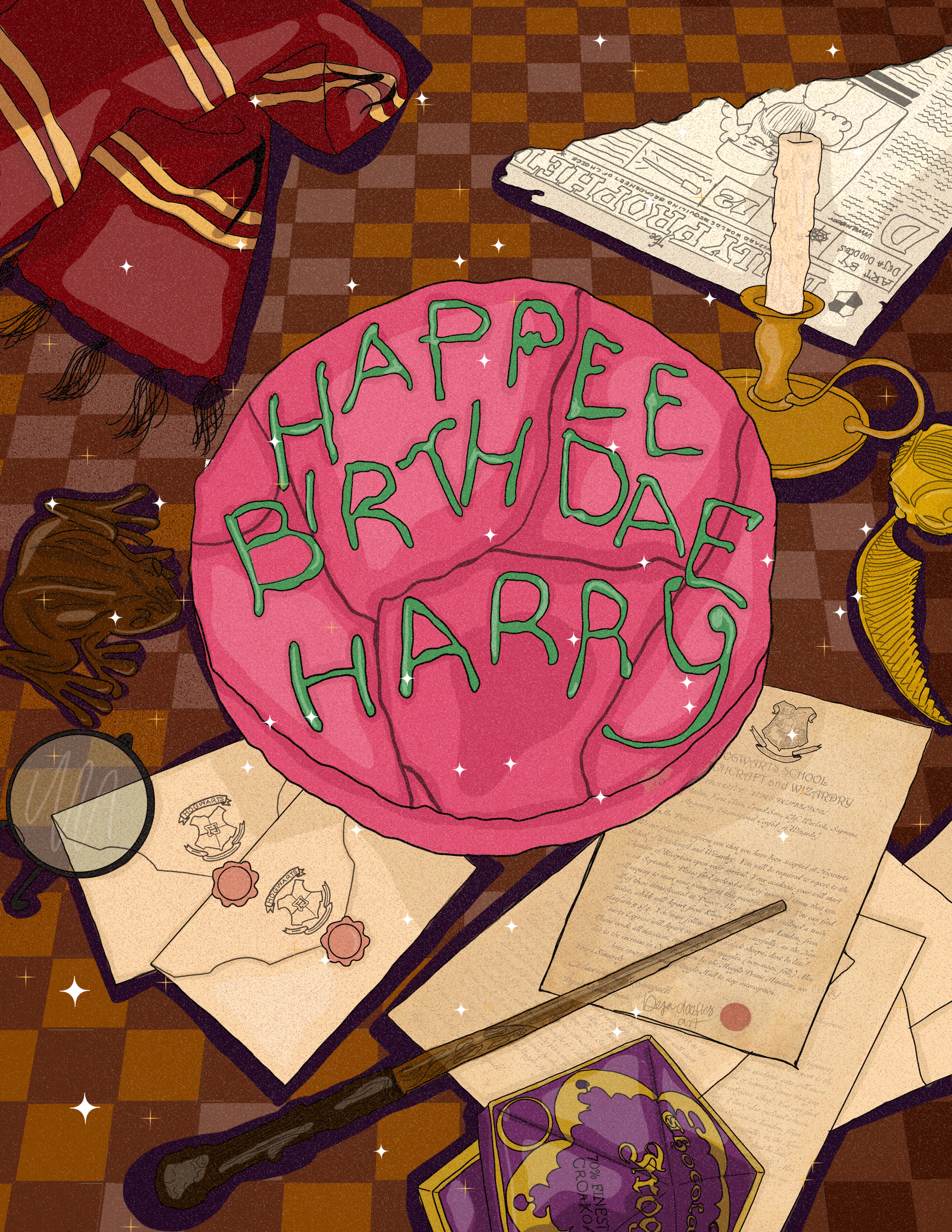 HAPPEE BIRTHDAE HARRY - Harry Potter 
