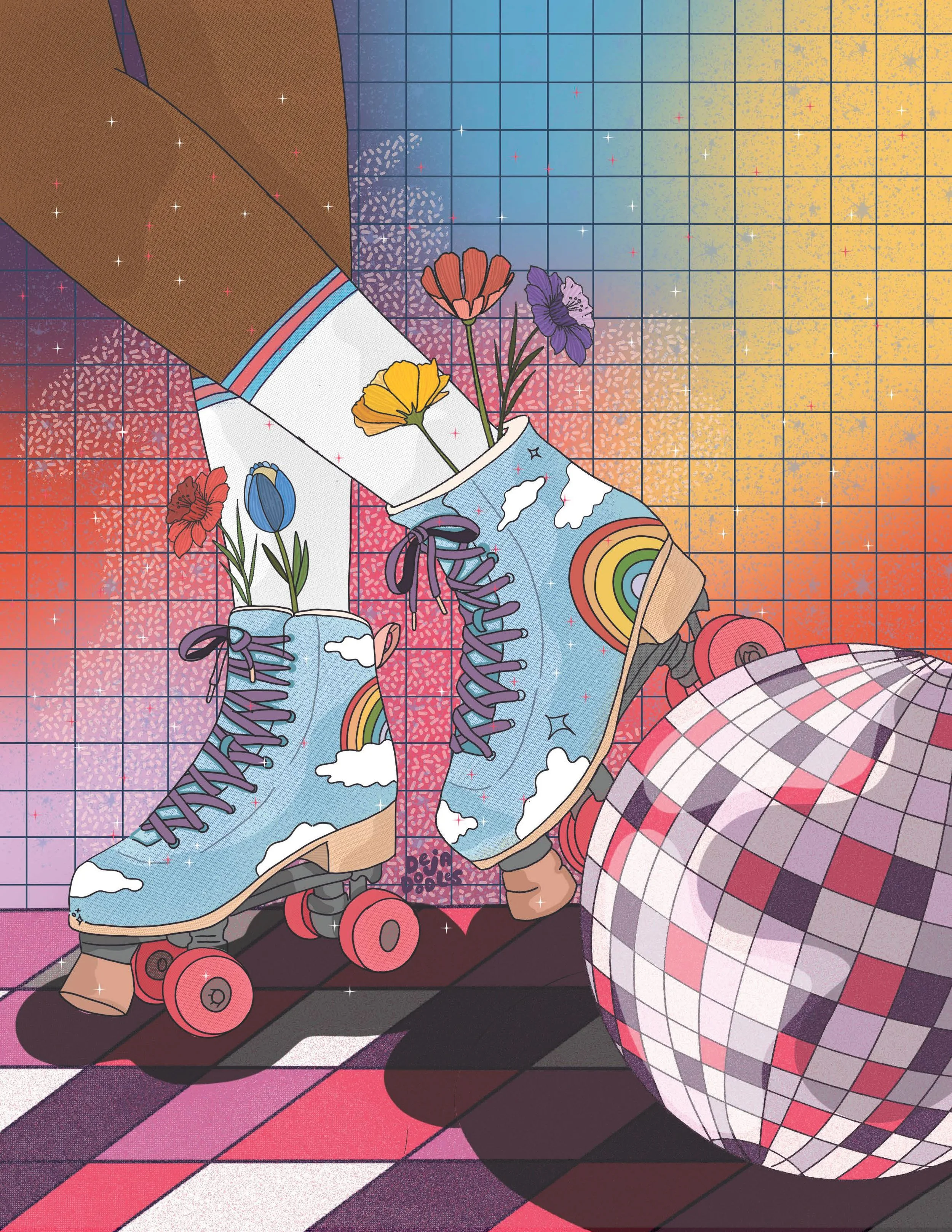 Roller-Rink Disco Party🪩🛼