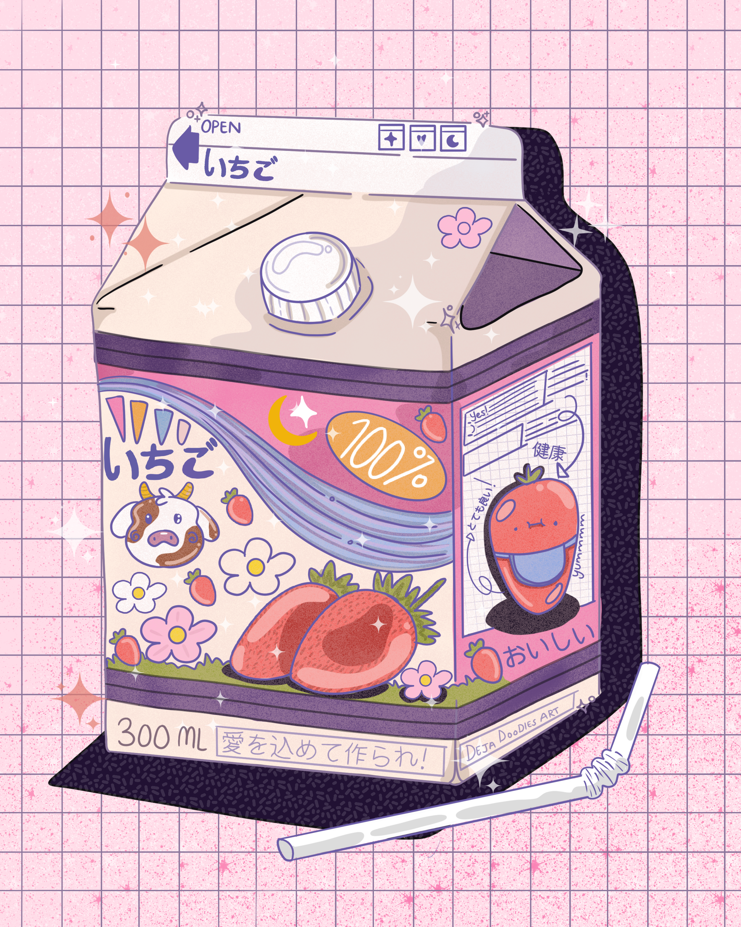 Strawberry Moo-Milk