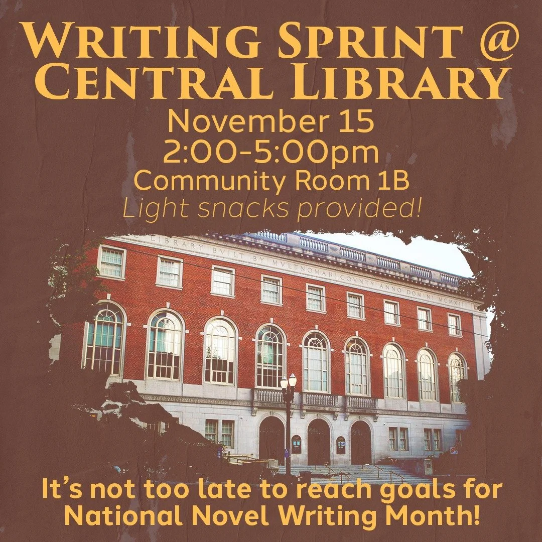 Join Pantheon Arts and other members of our Commune for a good ole' fashioned writing sprint at the Library on November 15th - in honor of NaNoWriMo. 

We'll be there for a few hours, from 2-5pm, but feel from to come and go as you will - writing com