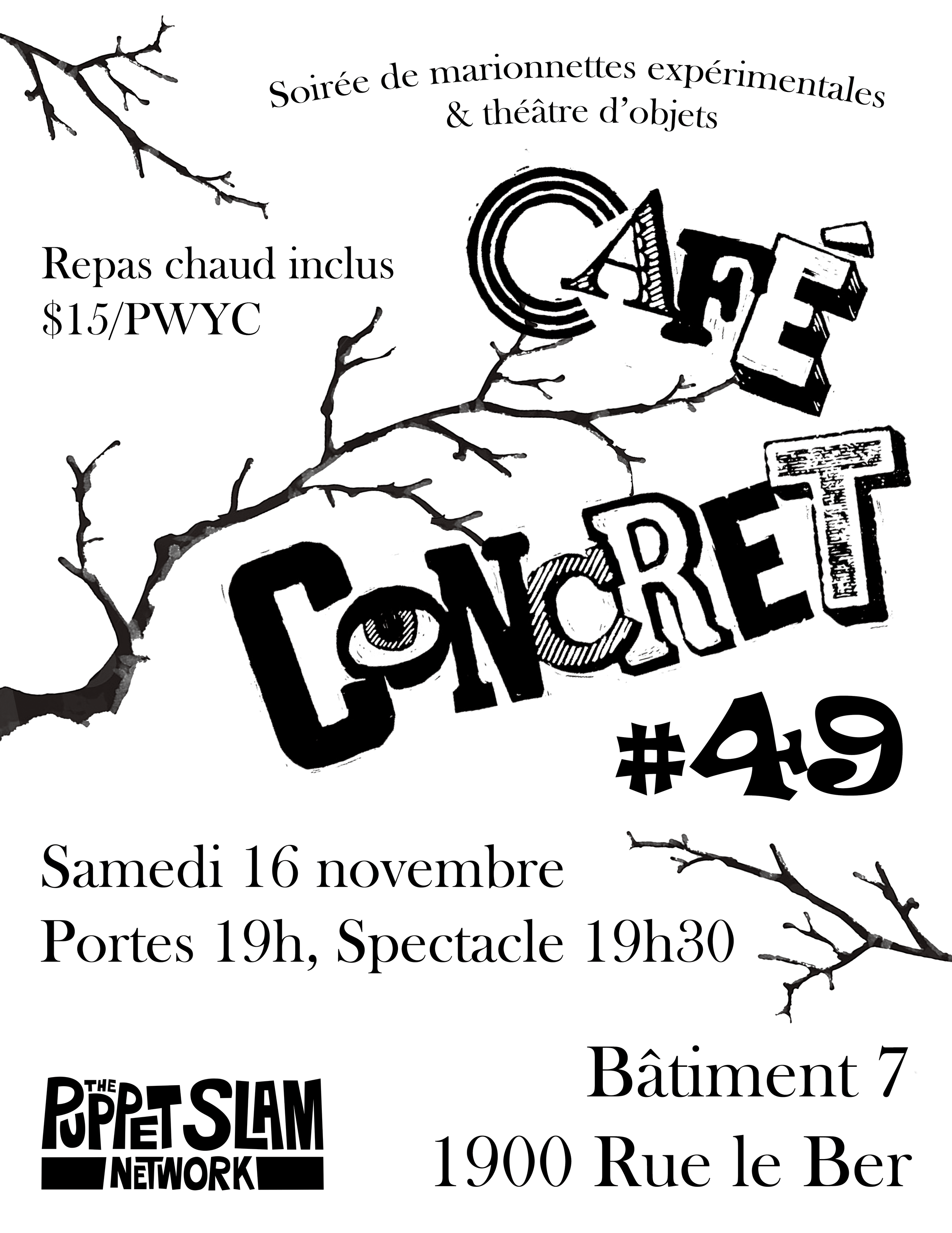 Poster for Cafe Concret #49