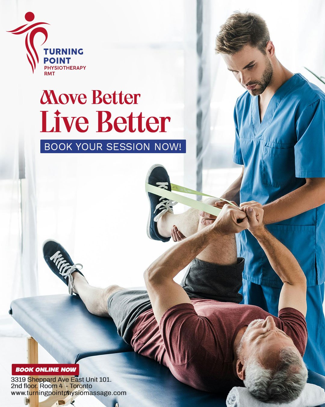 💪 Move Better, Live Better 💆&zwj;♀️
Relieve pain, restore mobility, and feel your best with our expert physio &amp; massage treatments. 🌿✨

📍 Visit us at 3319 Sheppard Ave East, Unit 101, 2nd floor, Room 4 - Scarborough
📞 Book your appointment: 