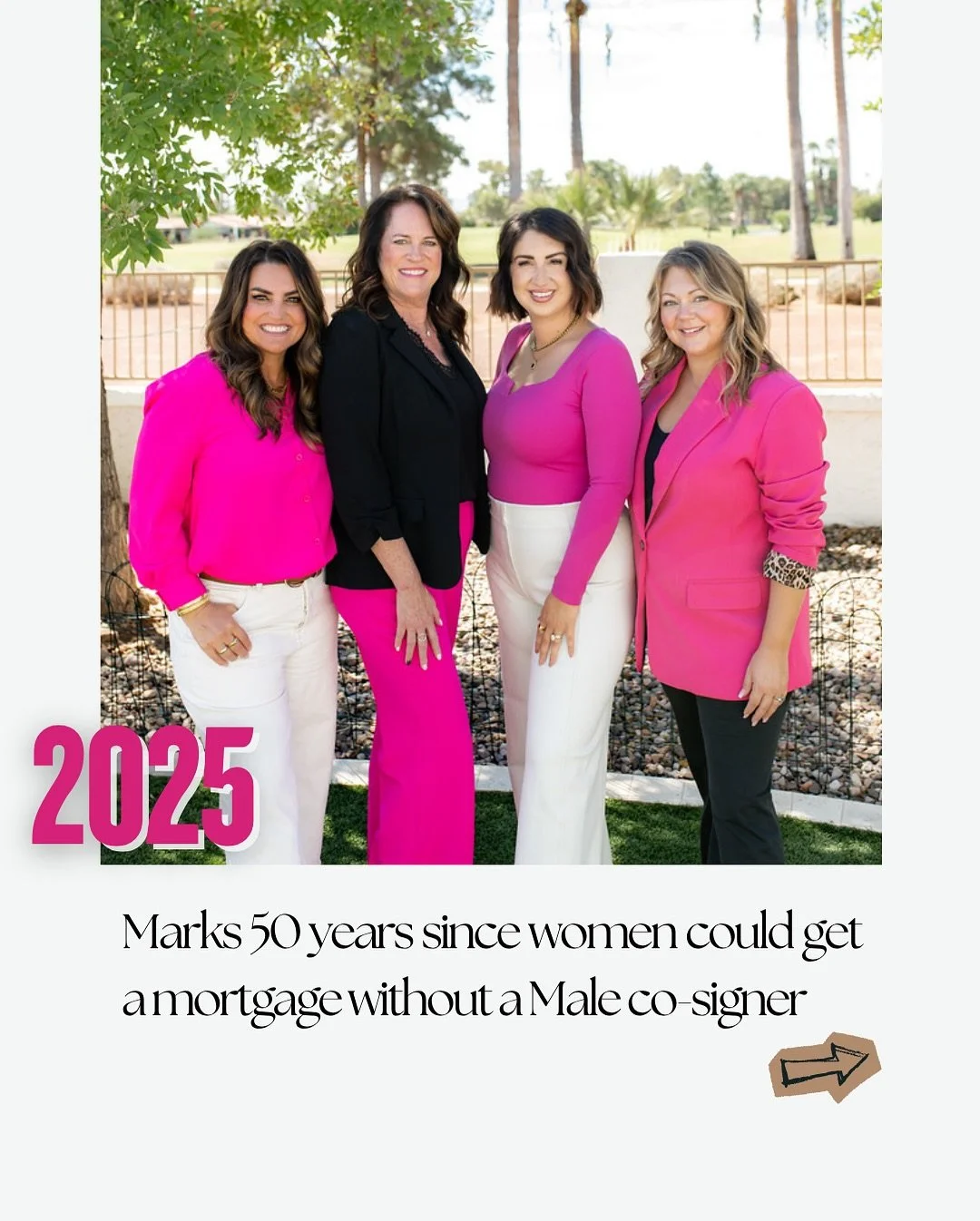 50 years.
That&rsquo;s it.
It has only been 50 years since women in this country were legally allowed to purchase a home on their own without a husband or male co-signer. 🤯

As a woman&hellip; mom&hellip; business owner&hellip; + someone who helps o