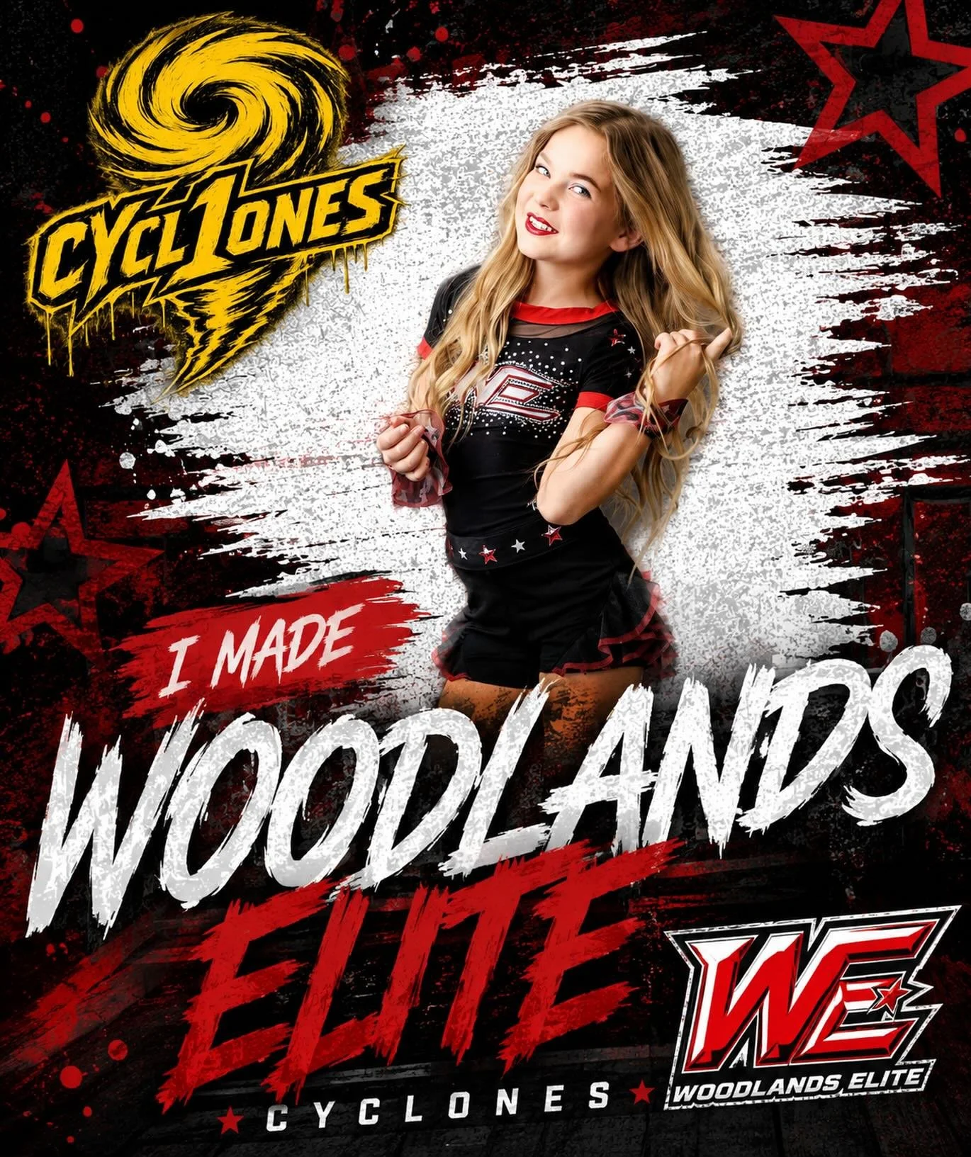 Our girl made | LEVEL 1 Elite Cyclones!!! So proud of you sis!