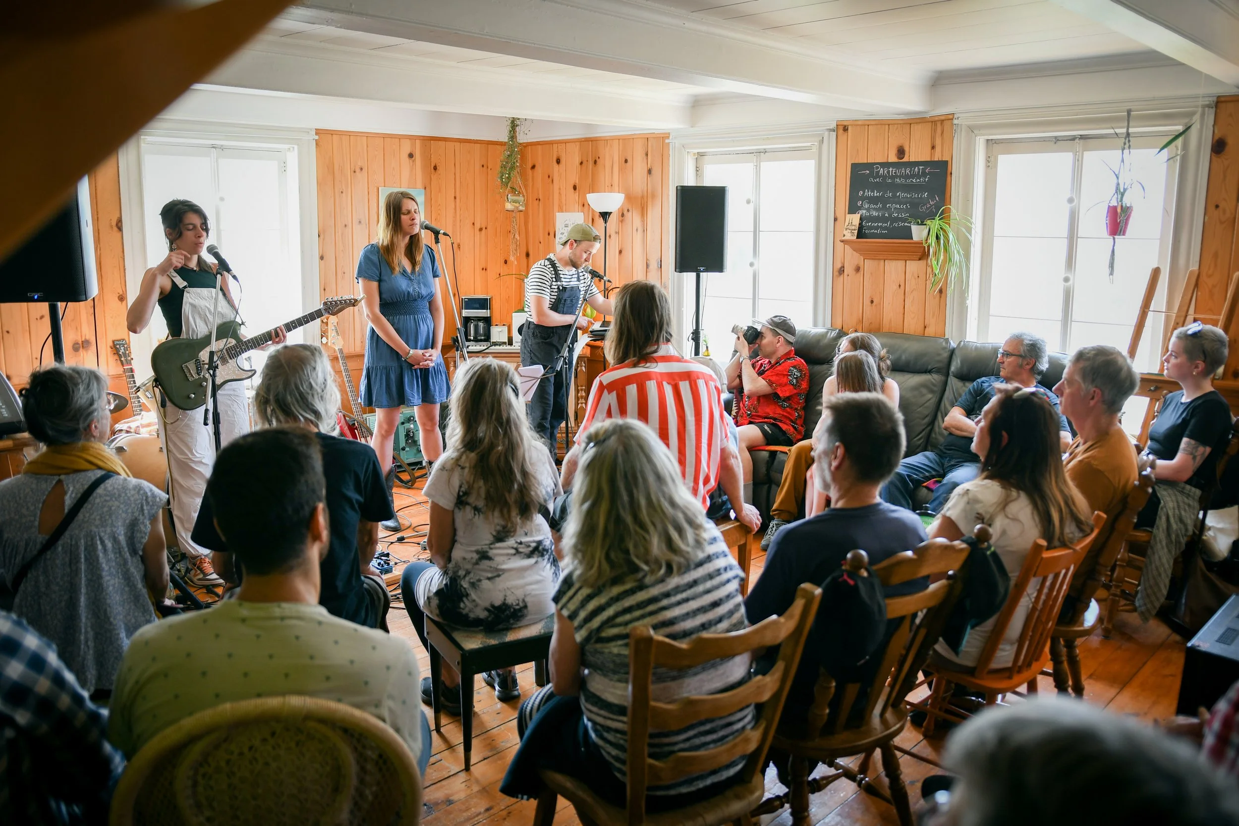 Spectacle de musique «Pont Couvert», avec Émilie Clepper, Élisa Manny et Pierre-Luc Beaulieu