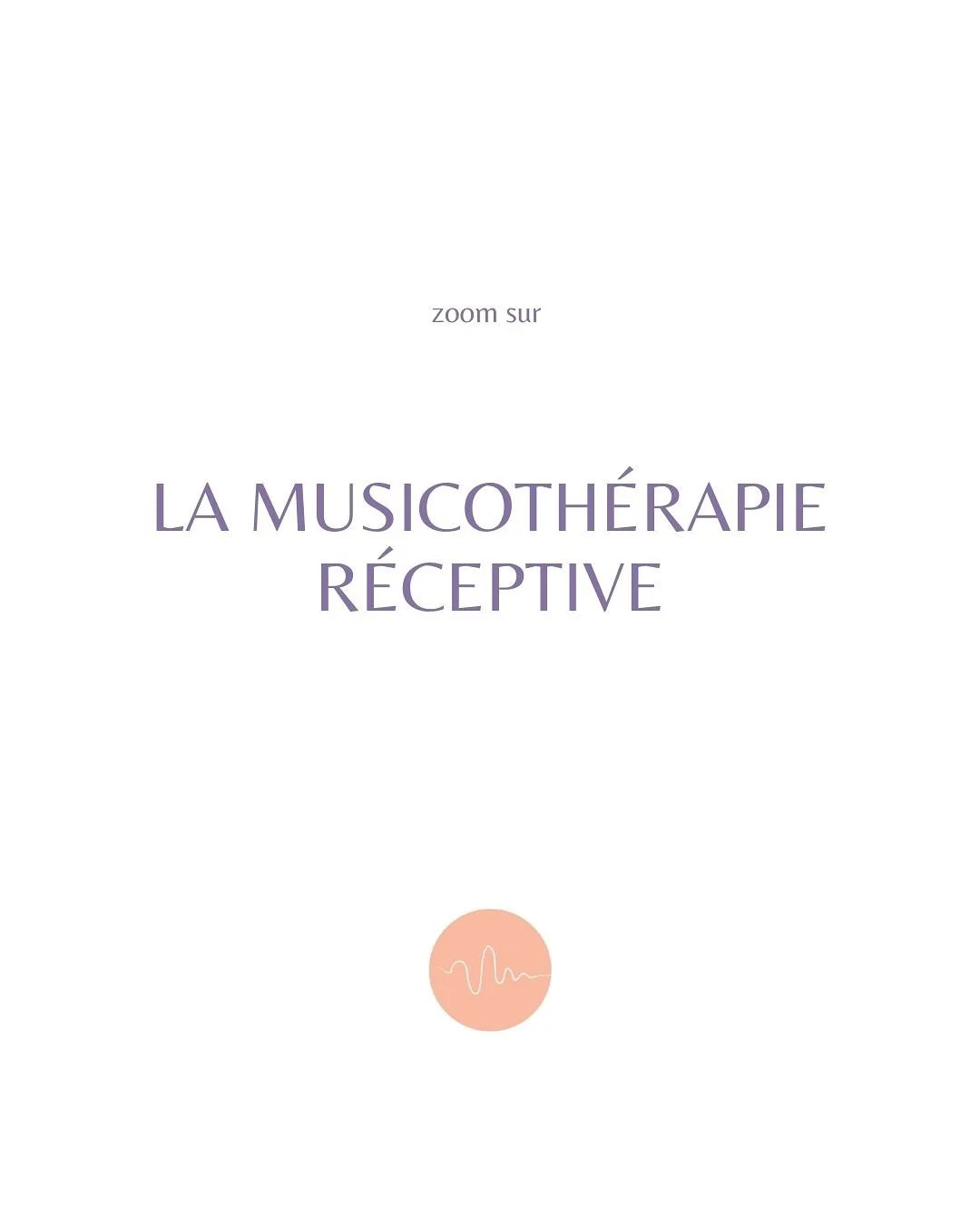 Zoom sur ➡️ la MUSICOTH&Eacute;RAPIE R&Eacute;CEPTIVE 🎧

Une approche r&eacute;ceptive permettant de toucher &agrave; l&rsquo;imaginaire sensible et au v&eacute;cu personnel, offrant un espace s&eacute;curisant pour d&eacute;poser ressentis, pens&ea