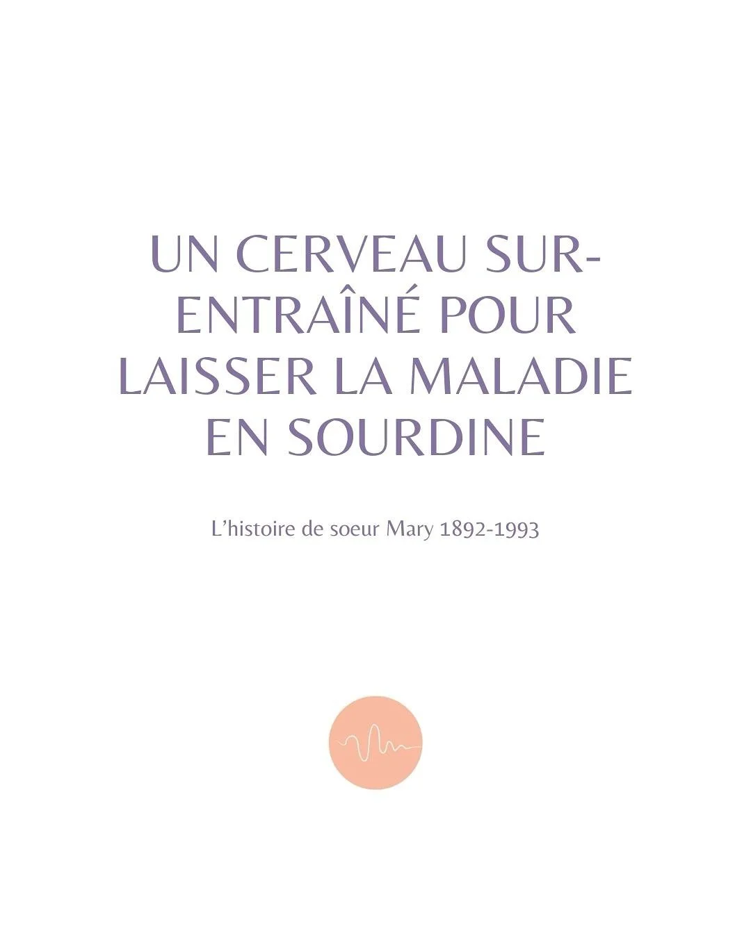 L&rsquo;article III est en ligne ! 

Pour en savoir plus sur Soeur Mary et son cerveau incroyablement r&eacute;sistant 🧠📚

Rdv sur mon site, lien de l&rsquo;article en premier commentaire ! 

#article #articledeblog #musicotherapie #musictherapy #c