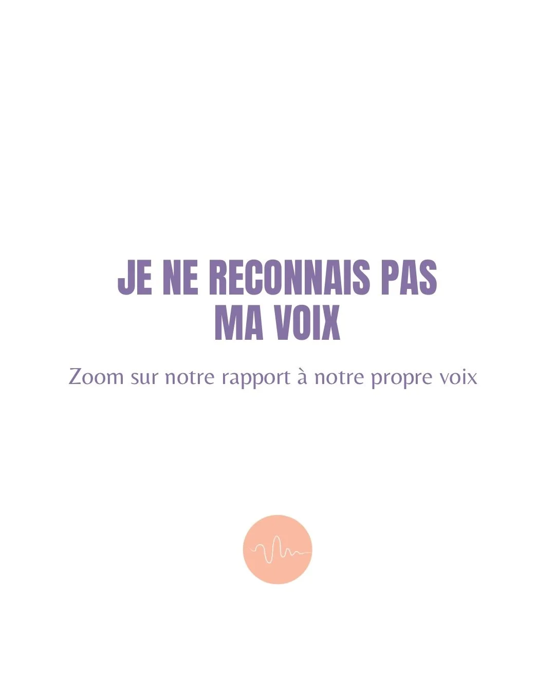 Et vous, combien de fois avez-vous &eacute;t&eacute; surpris en entendant votre propre voix ? 🗣️

Maintenant, vous saurez pourquoi !

Cabinet de musicoth&eacute;rapie 
Pau - Pyr&eacute;n&eacute;es Atlantiques 

#voix #musicoth&eacute;rapie #cabinet 