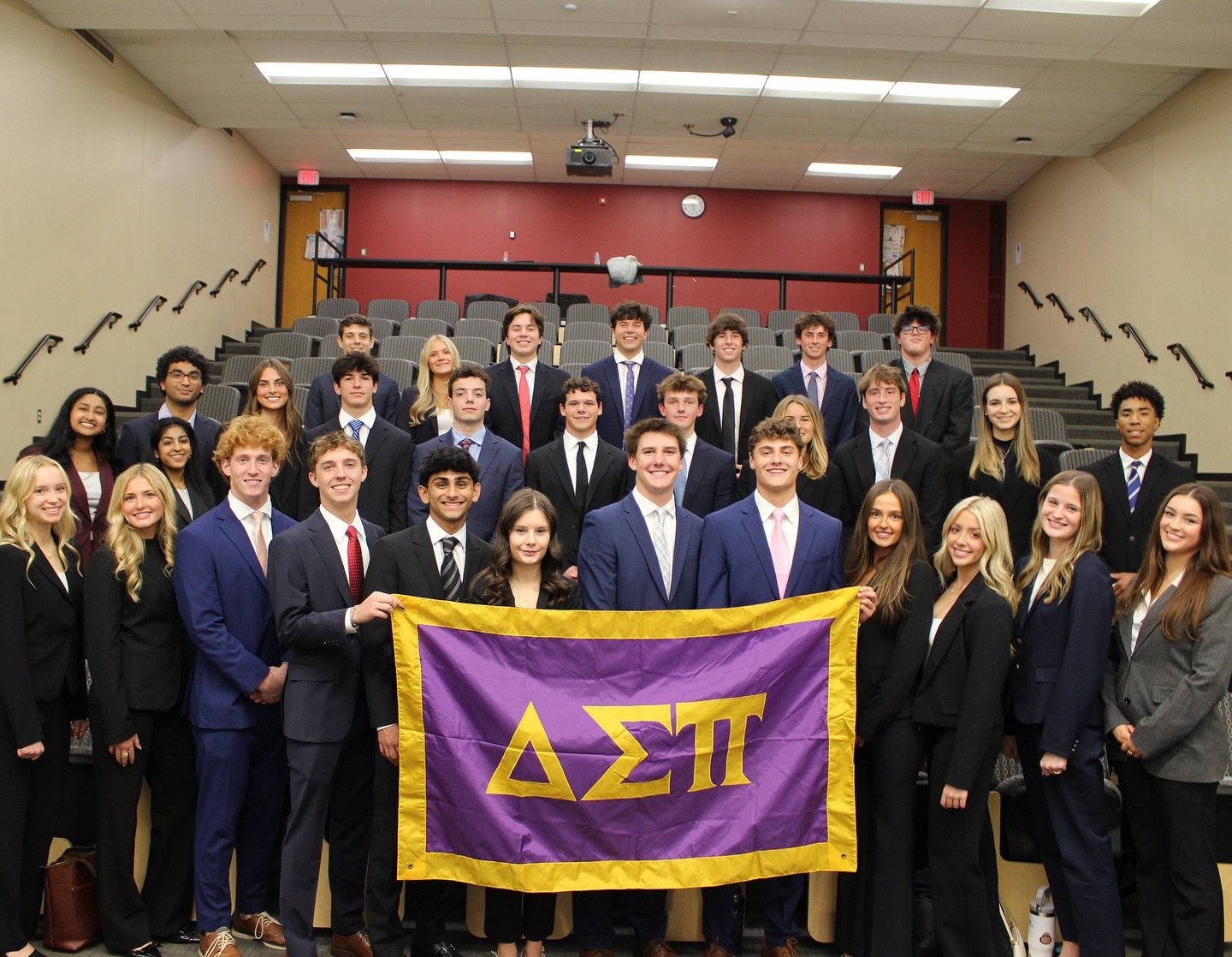 Introducing the Fall 2025 Pledge Class! We are so excited to have you and cannot wait to see the impact you&rsquo;ll have on our chapter!🎉💜