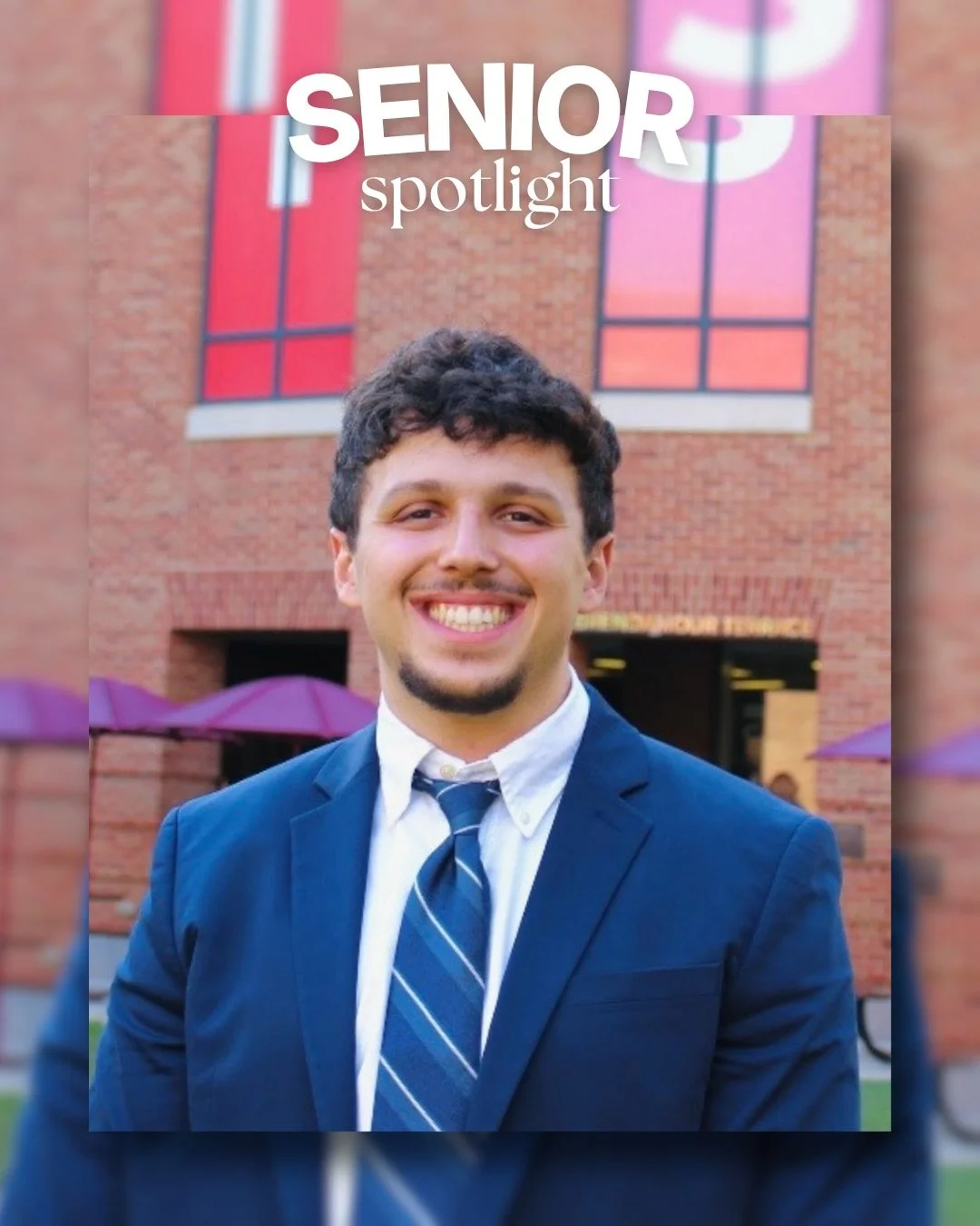 Our first Senior Spotlight of the year is&hellip;Mark Kahwash!!

Originally from Pittsburgh, PA, Mark joined our chapter in Spring 2023. Mark is specilizing in Operations Management on the Pre-Dental track. Post-graduation Mark will be attending Penn