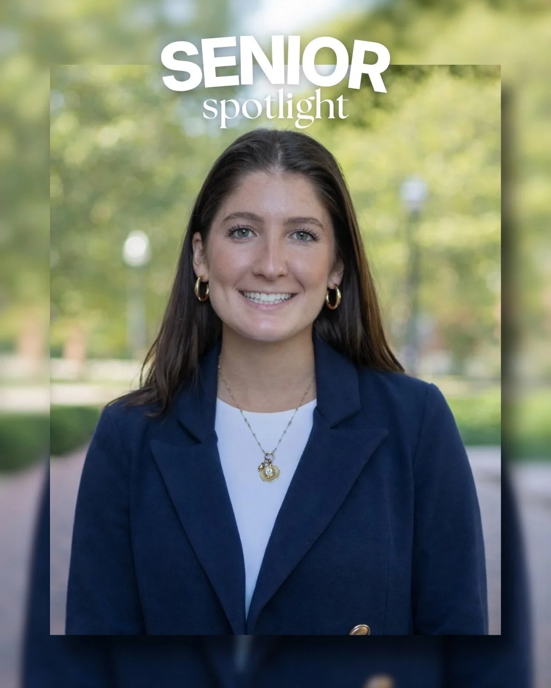 Our next Senior Spotlight is Maddie Ryan! Originally from Princeton, New Jersey, Maddie is majoring in Finance. She joined our chapter in Spring 2024 and is working at UBS Private wealth management in Chicago post-grad!

&ldquo;DSP has been such a bi
