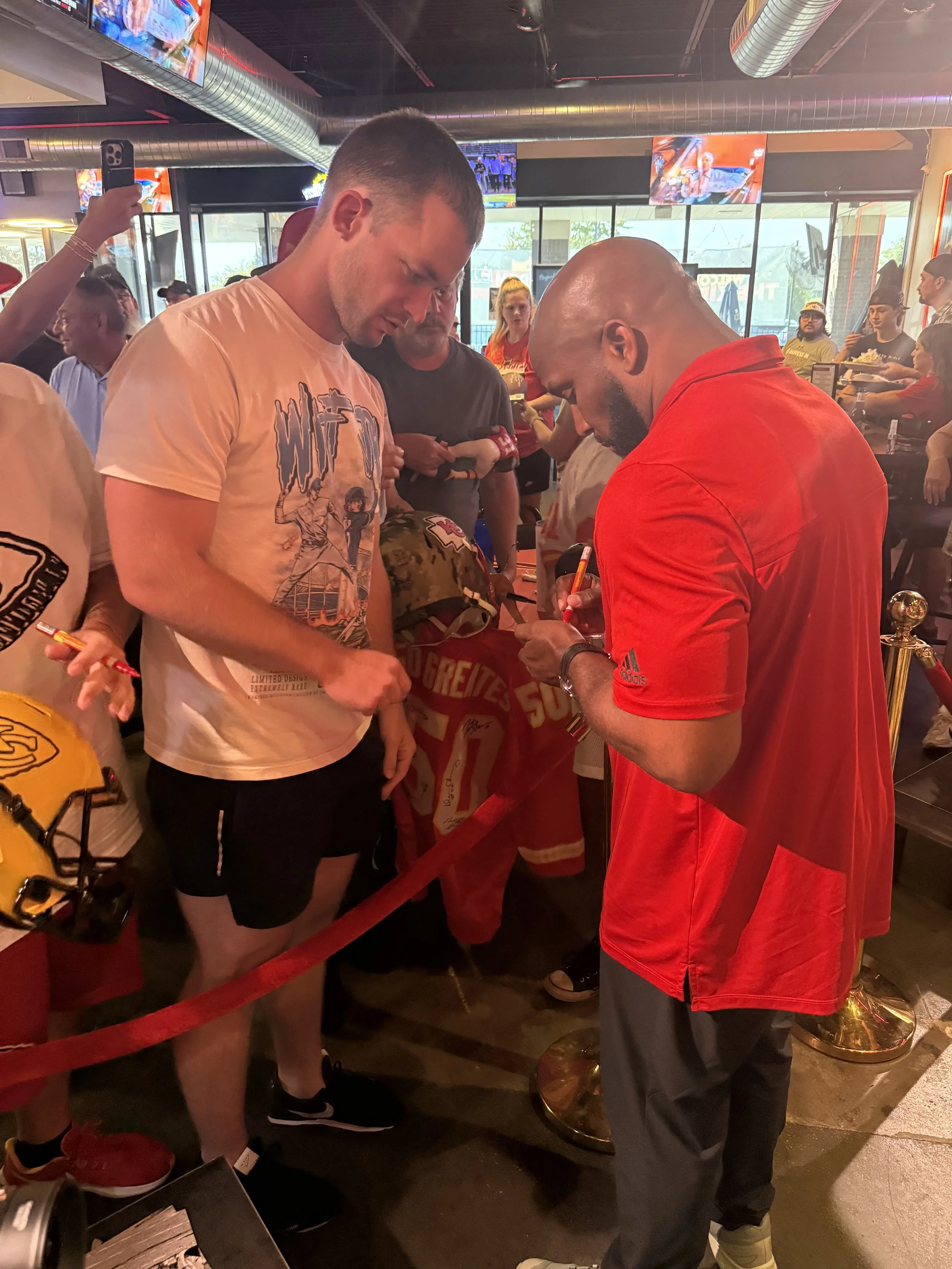 Guest interaction at The Holmes Stretch live podcast event