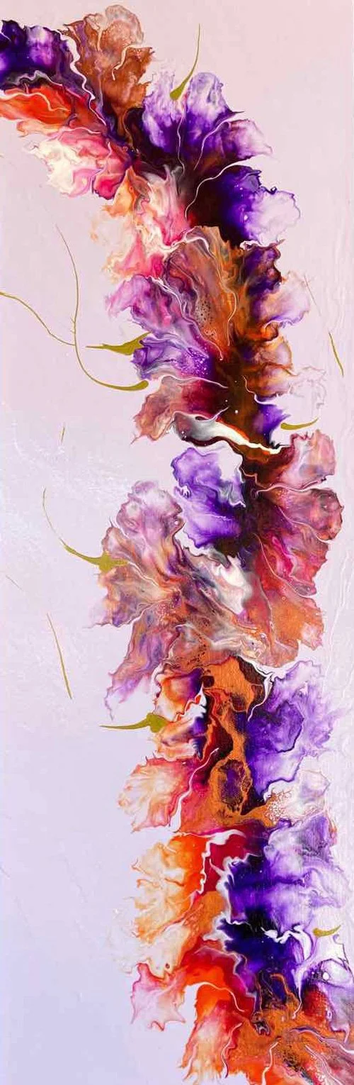 Jo's Irises, 30 x 15