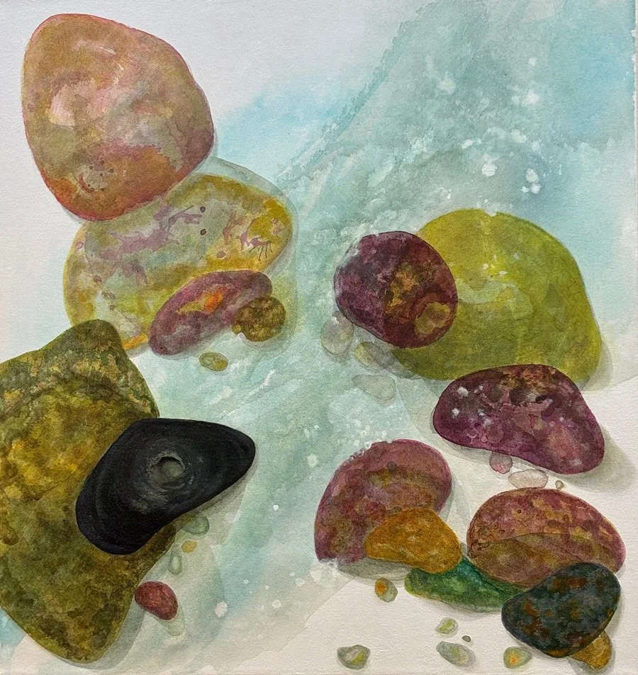 Stepping Stones, 30 x 28 | $2000