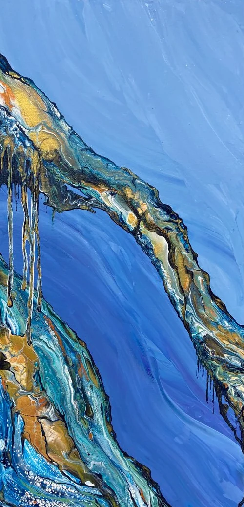 Blue Arches, 36 x 18